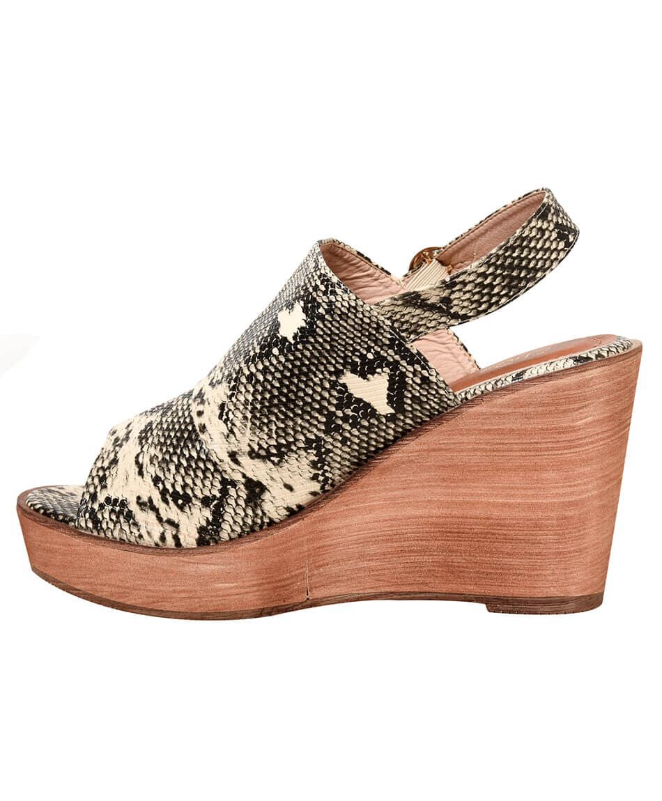 Sandalia mujer animal print