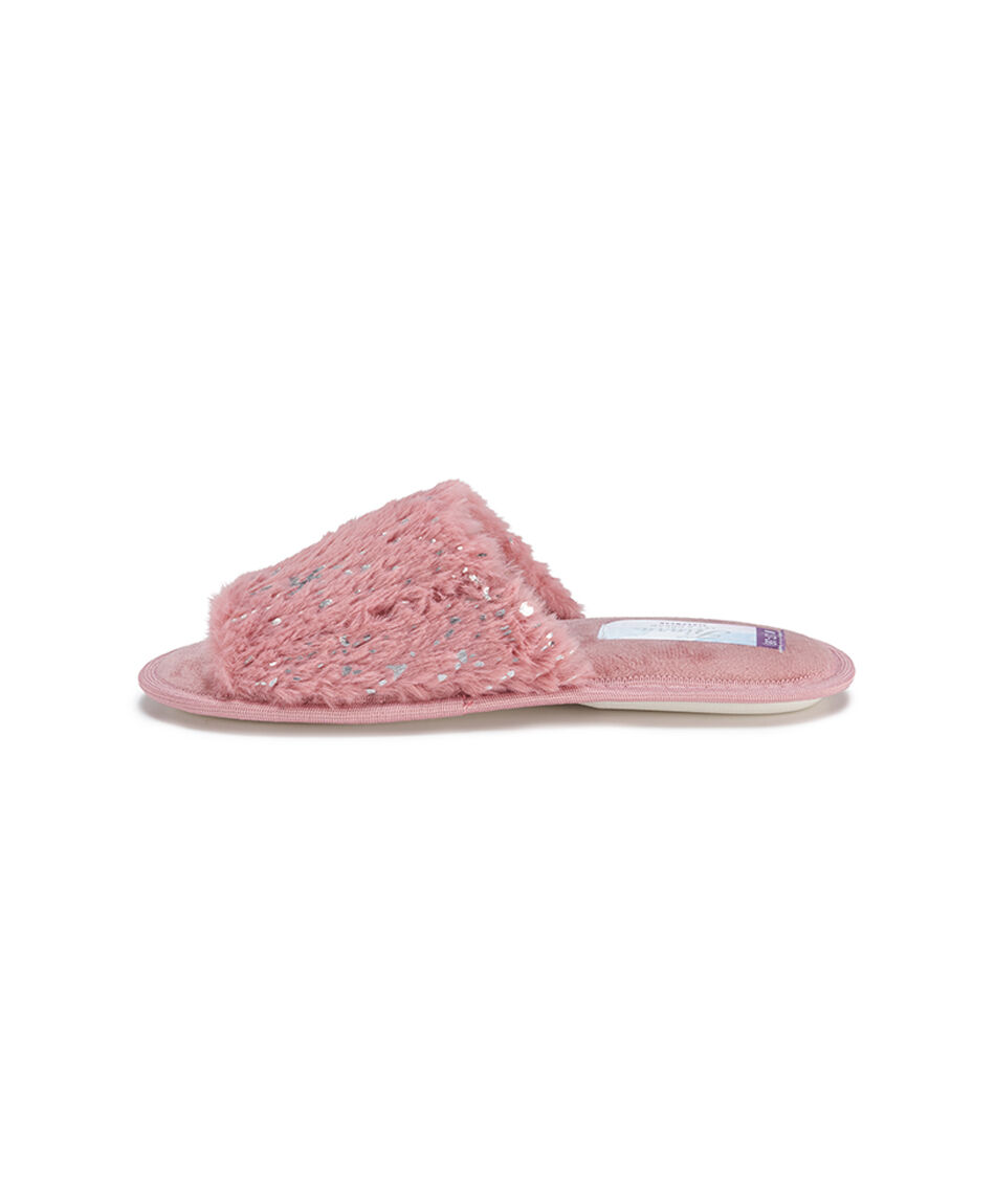 Pantufla mujer brillos sin punta