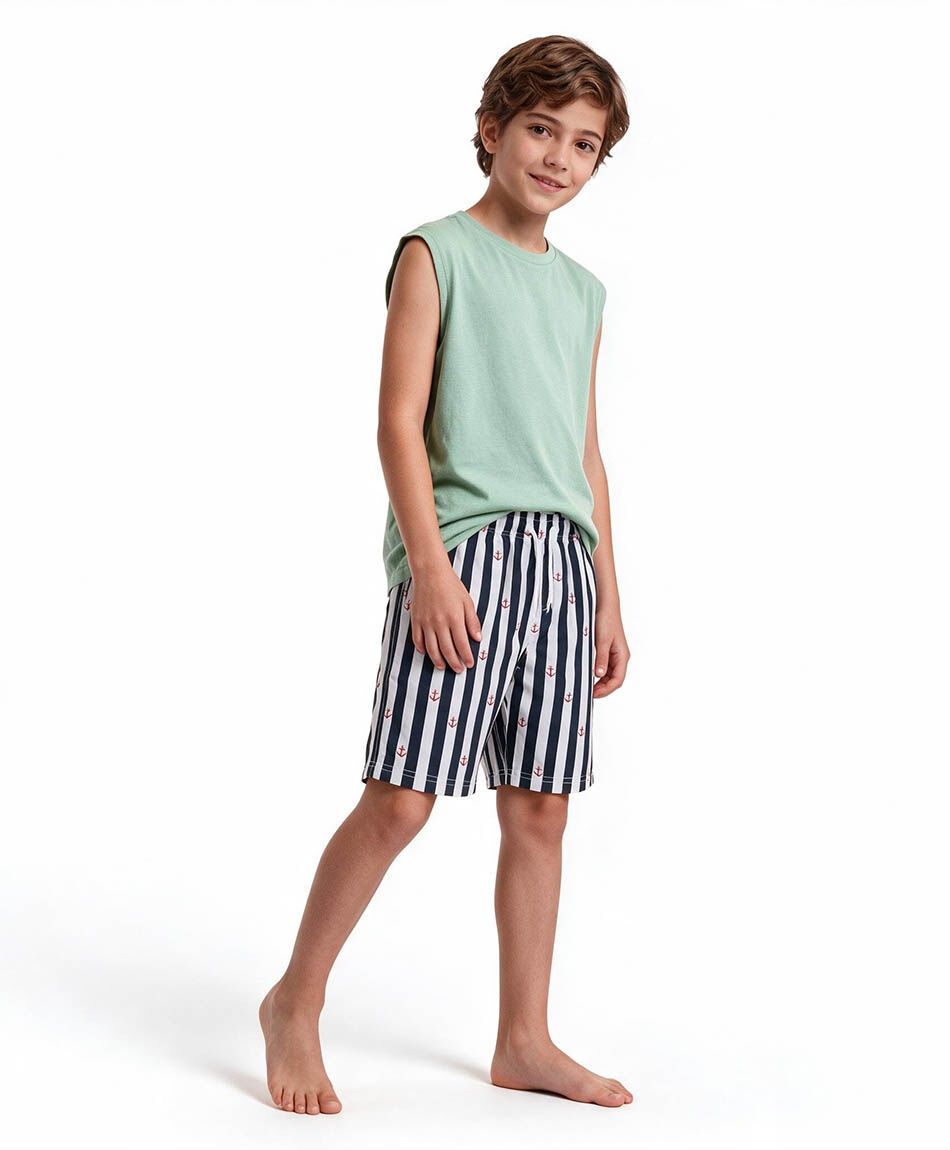 Traje de ba&ntilde;o ni&ntilde;o l&iacute;neas