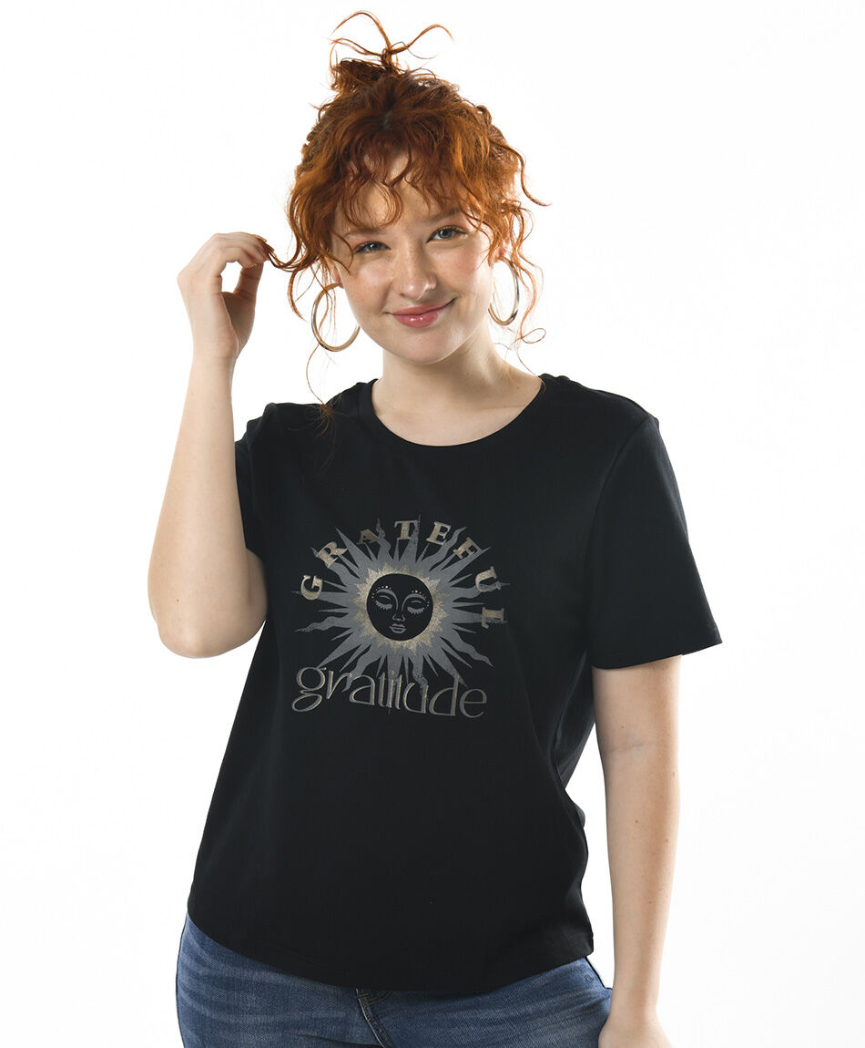 Polera mujer gratitude