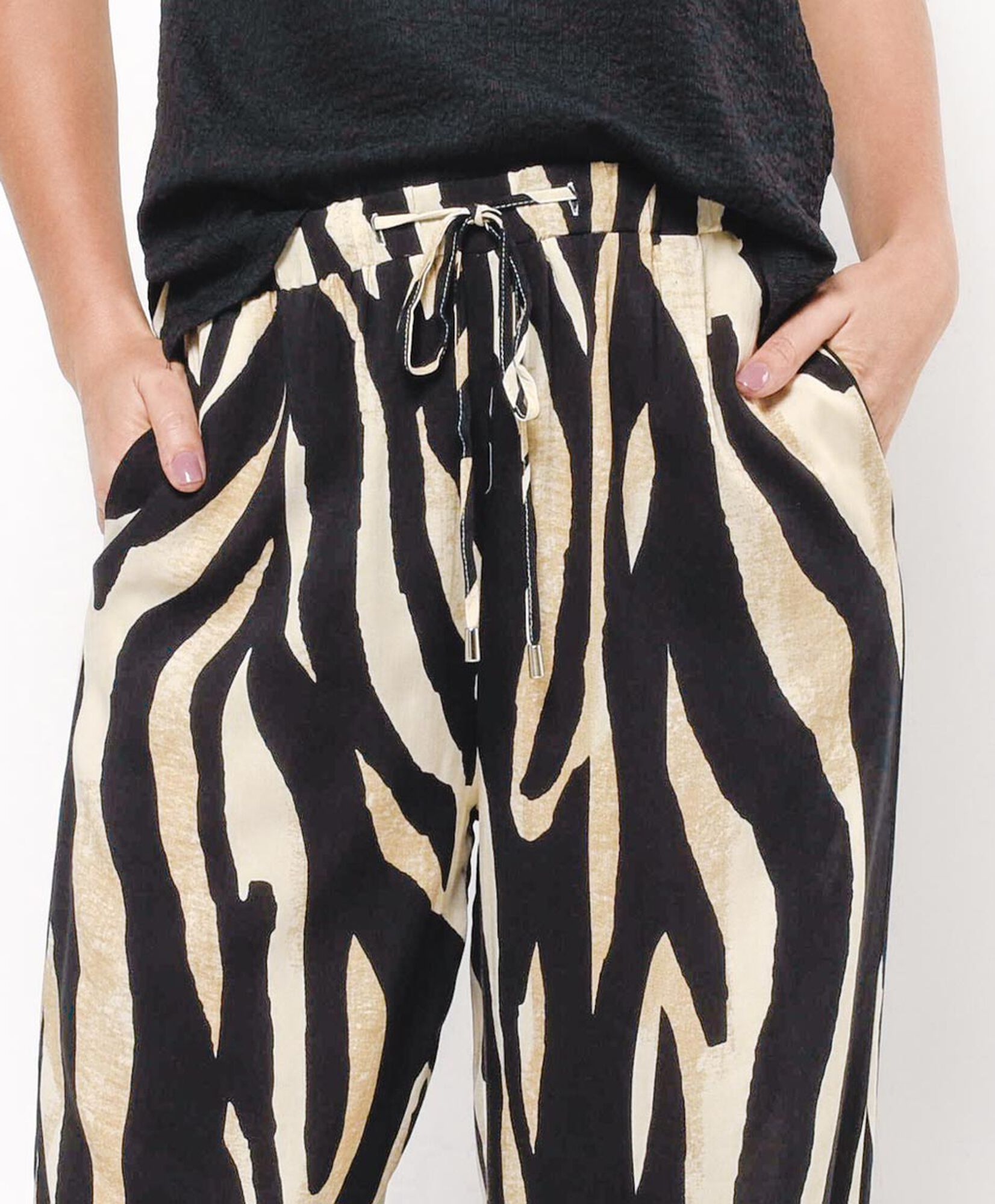 Pantalón mujer print safari Pantalón mujer print safari