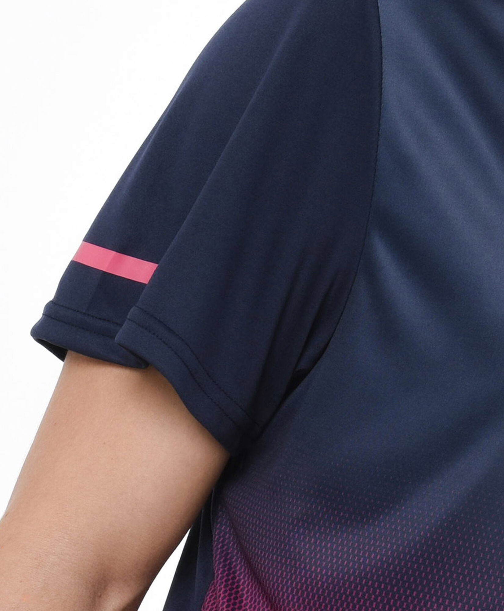 Polera deportiva hombre degradé bicolor Polera deportiva hombre degradé bicolor