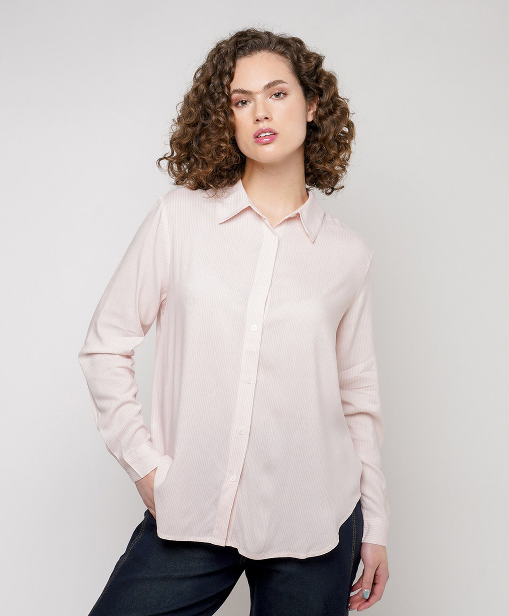 Blusa mujer líneas pink Blusa mujer líneas pink