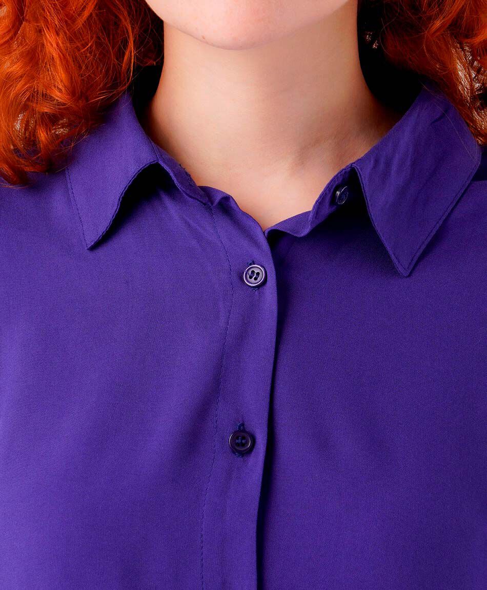 Blusa mujer camisera lazo