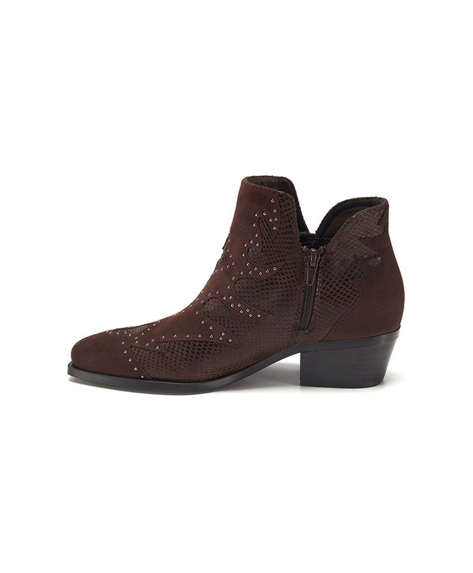Bot&iacute;n mujer vaqueros tachas