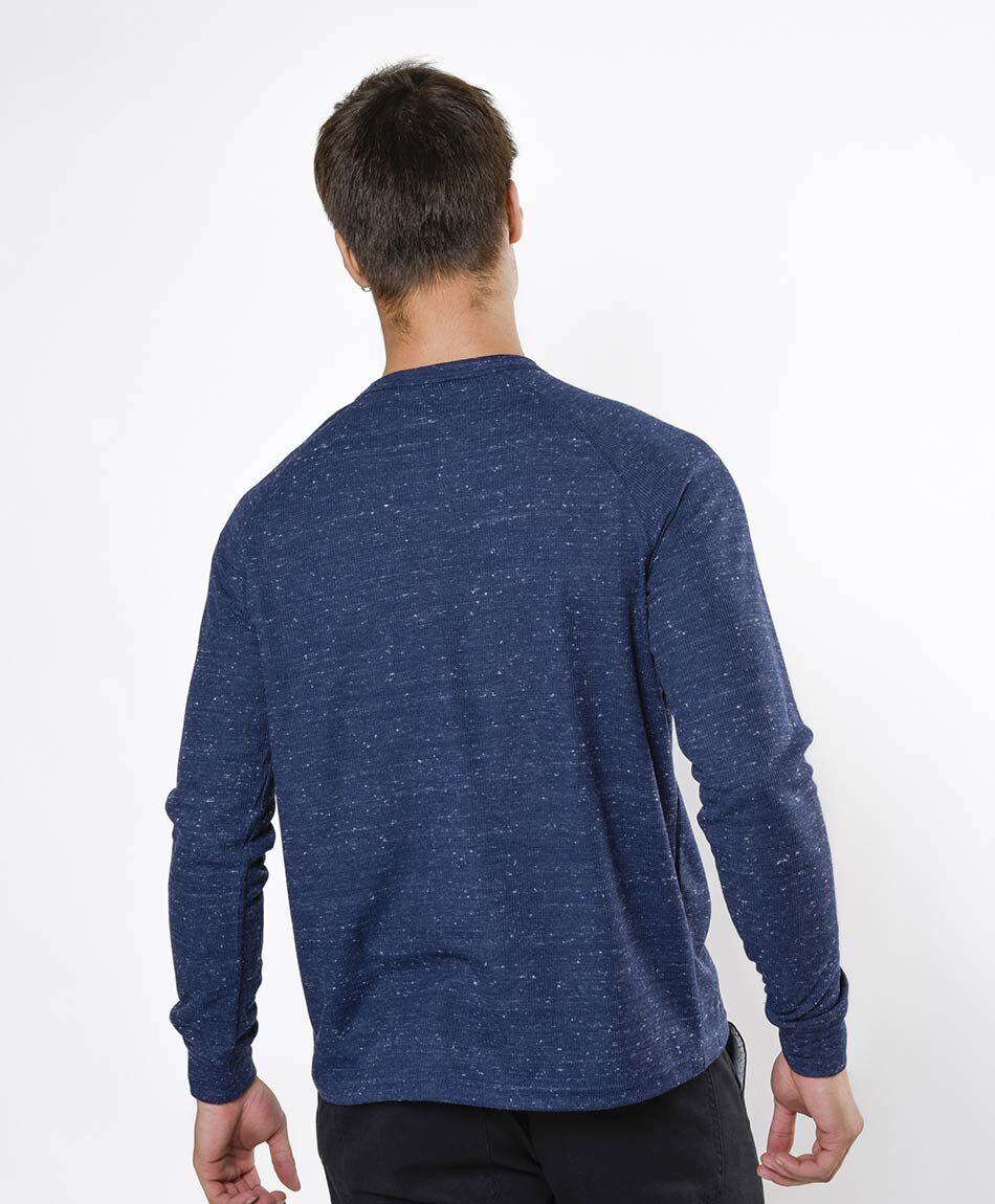 Polera hombre jaspeada sol