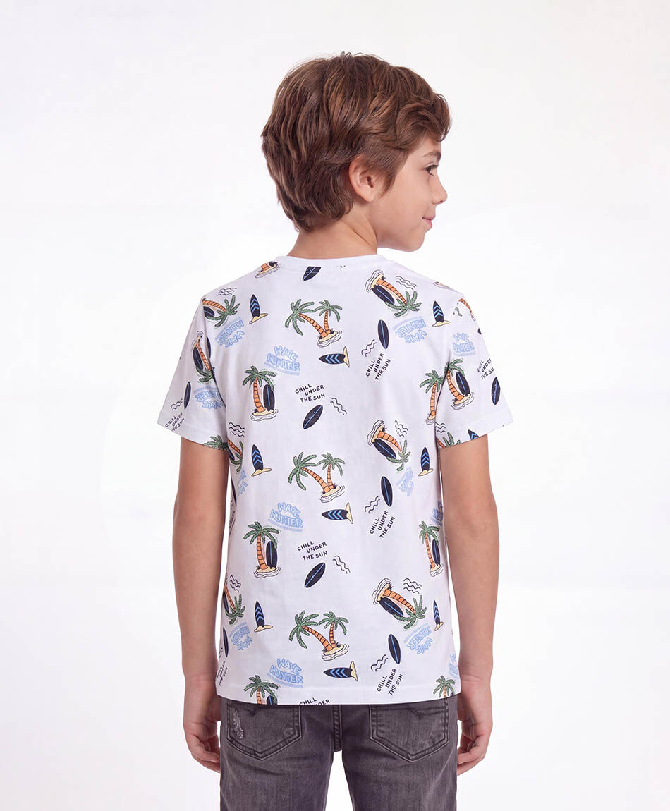 Polera ni&ntilde;o islas surf