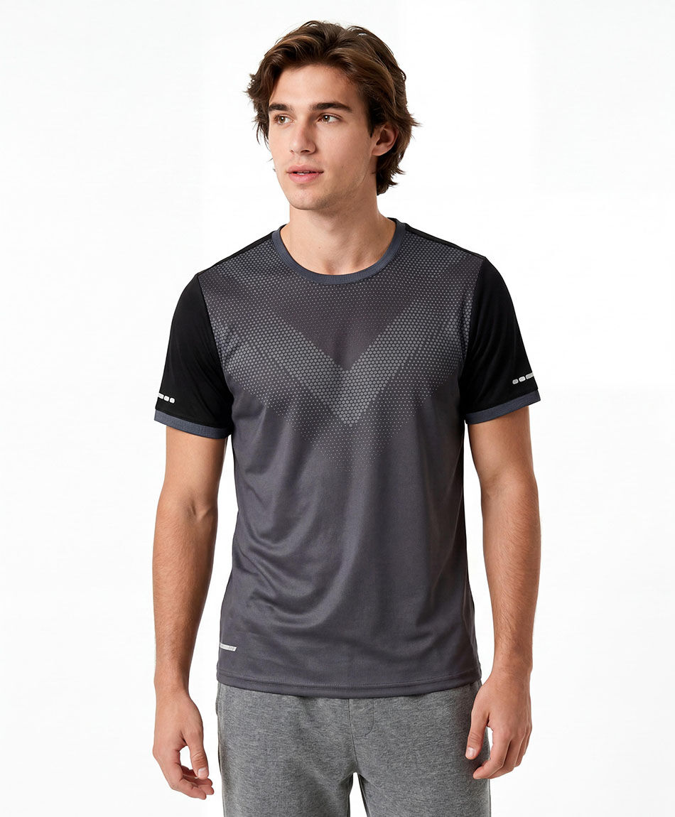 Polera deportiva hombre flecha