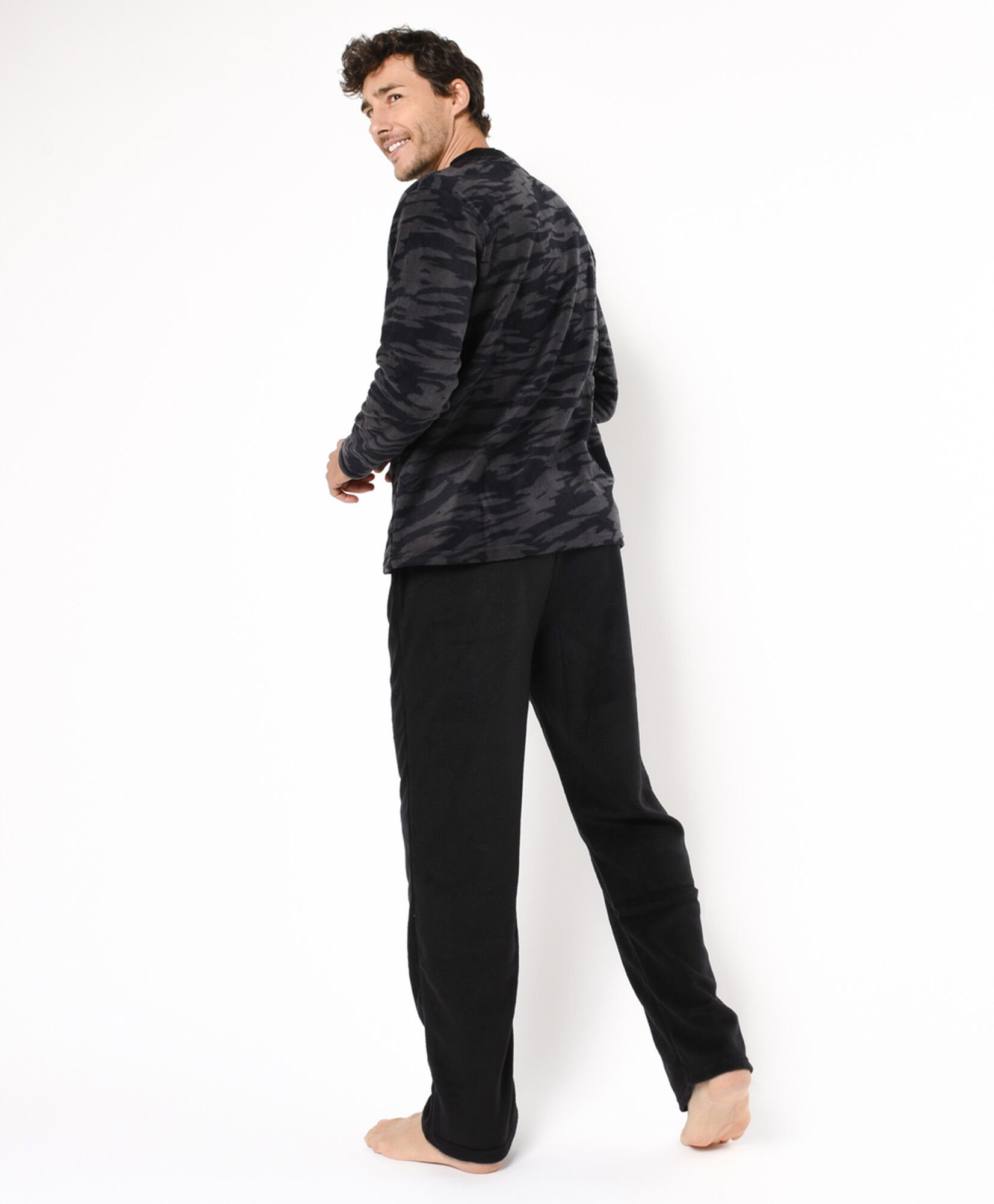 Pijama hombre polar camuflaje Pijama hombre polar camuflaje