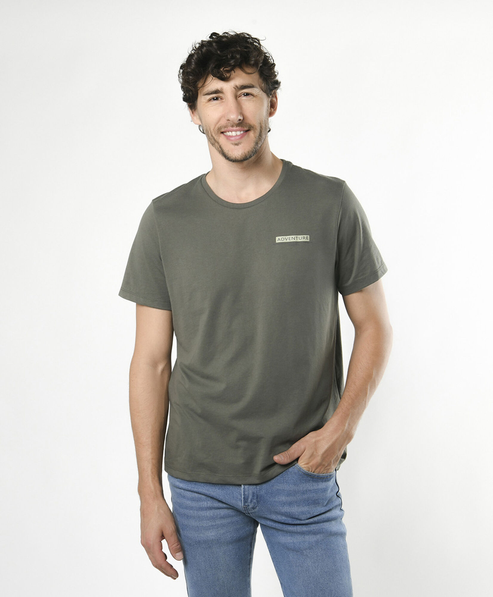 Polera hombre estampado adventure Polera hombre estampado adventure