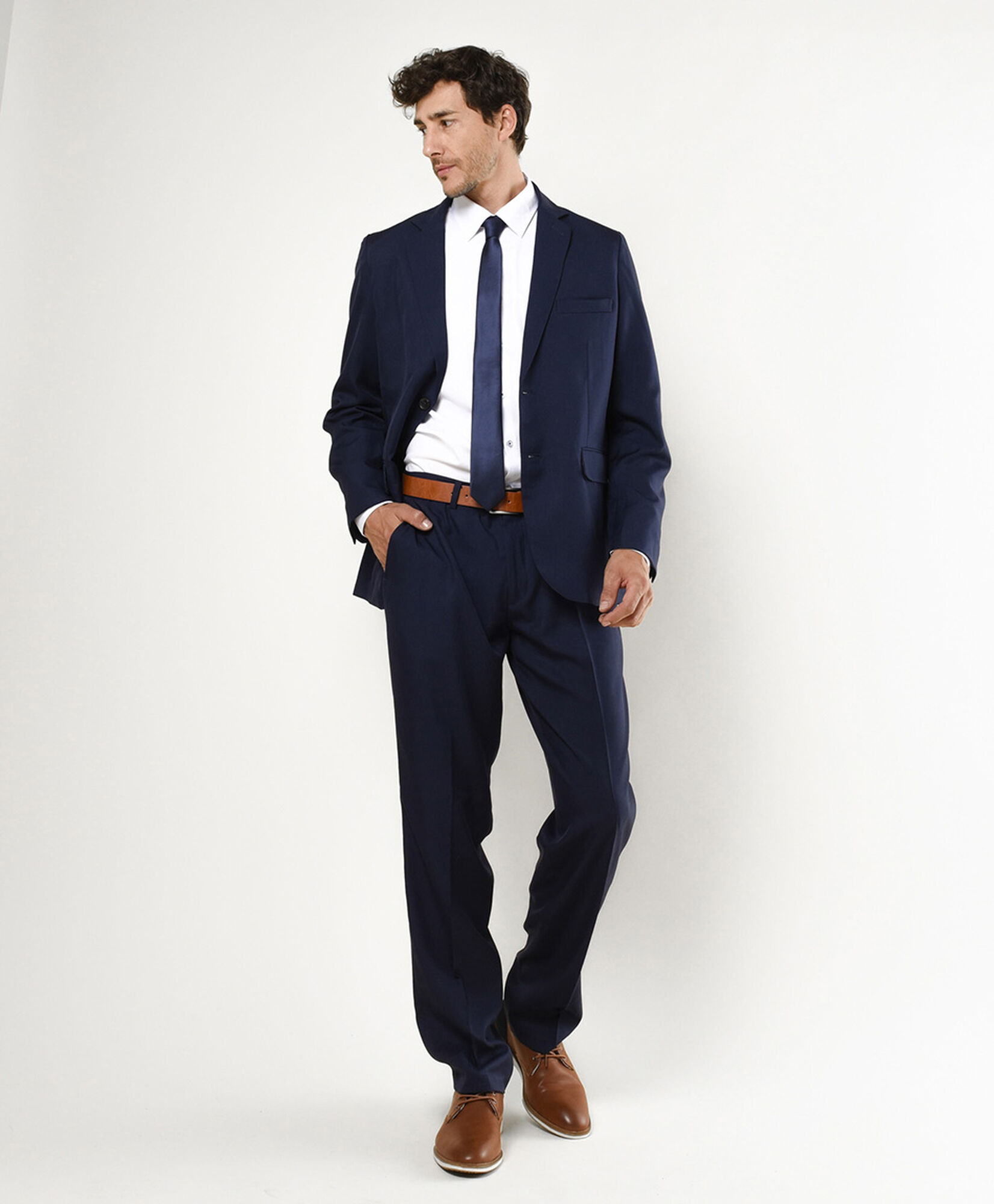 Traje formal hombre azul Traje formal hombre azul