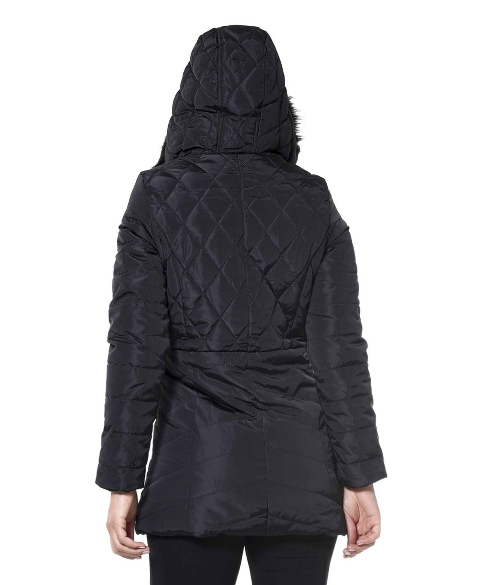 Parka detalle pespuntes piel Parka detalle pespuntes piel