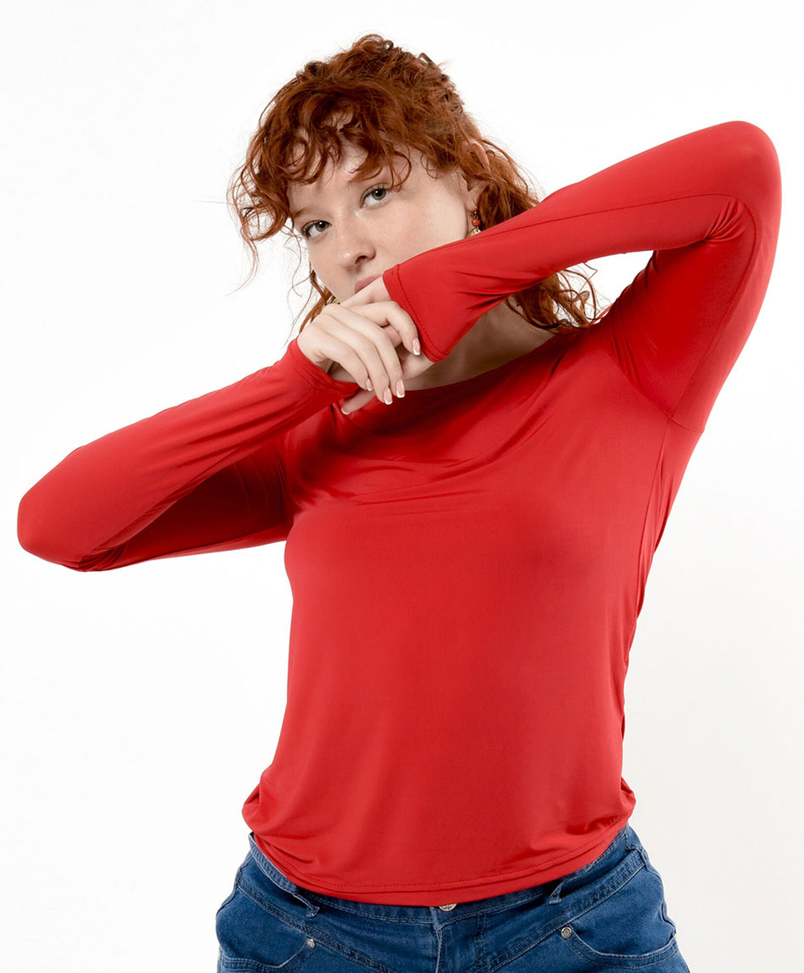 Polera mujer básica lisa Polera mujer básica lisa