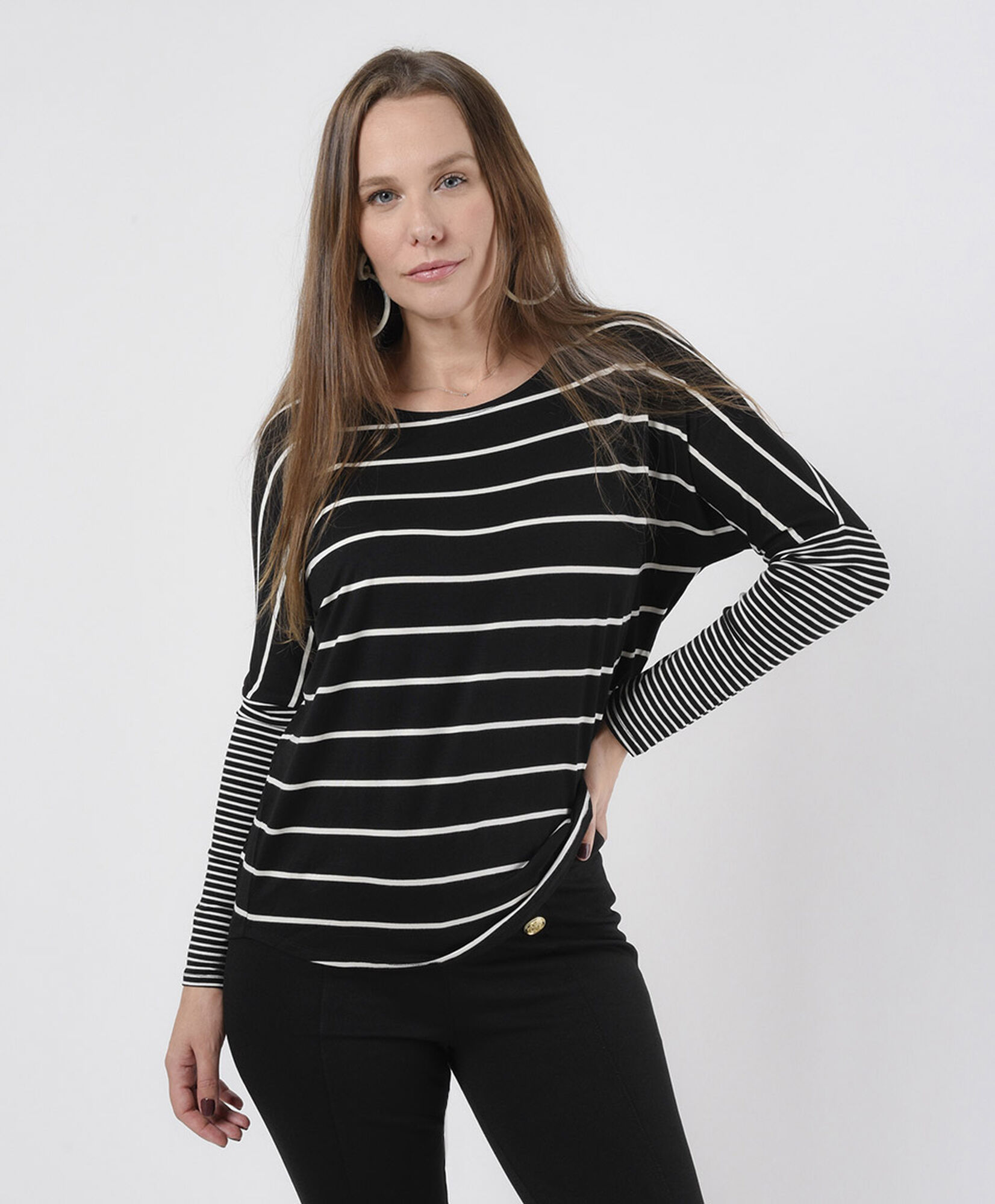 Polera mujer líneas Polera mujer líneas