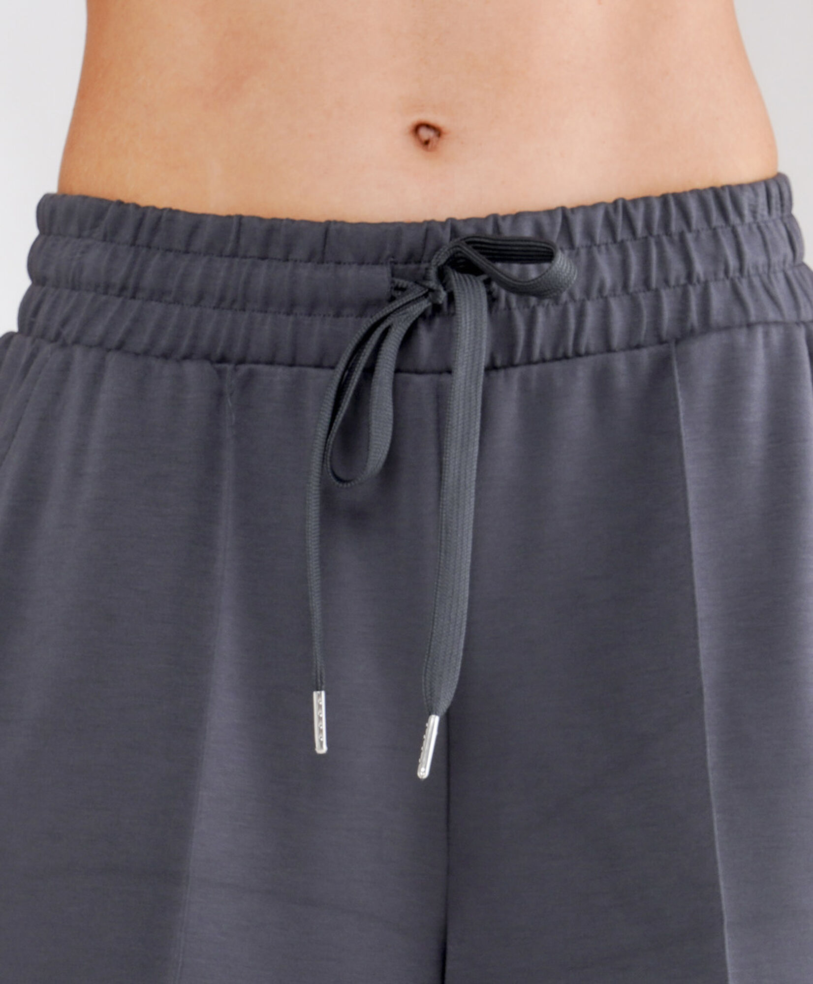 Pantalón deportivo mujer modal costuras wide Pantalón deportivo mujer modal costuras wide