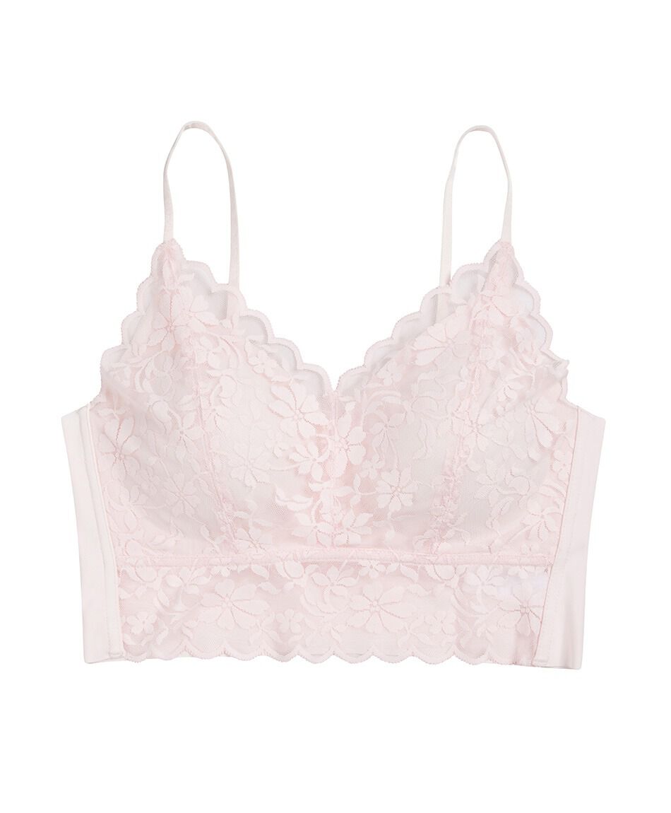 Bralette mujer seamless encaje