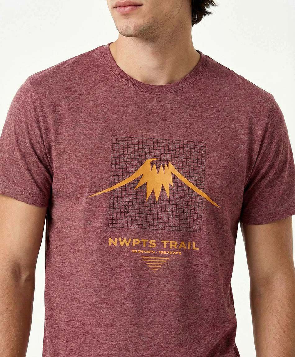 Polera deportiva hombre trail