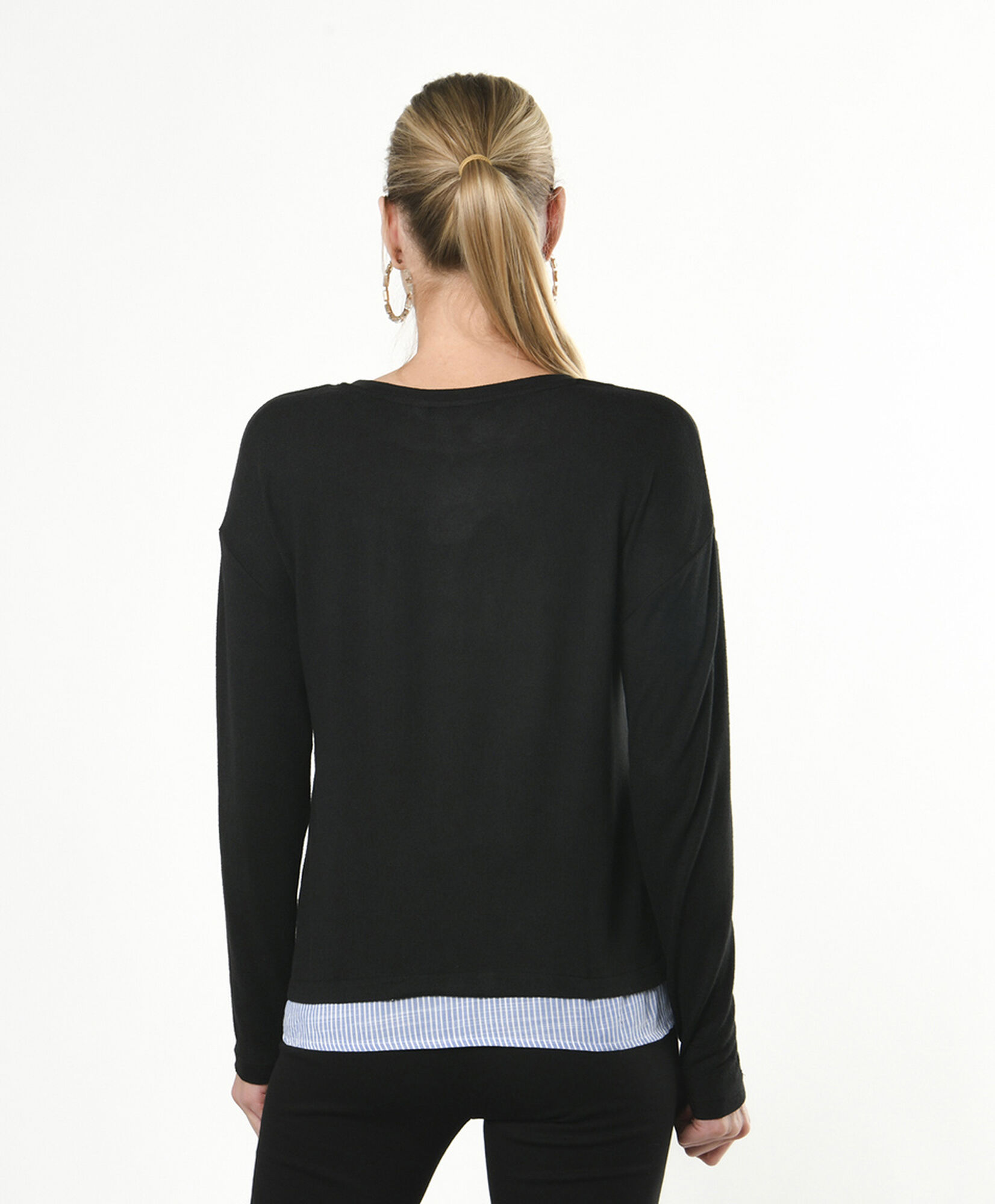 Polera mujer lanosa basta doble Polera mujer lanosa basta doble
