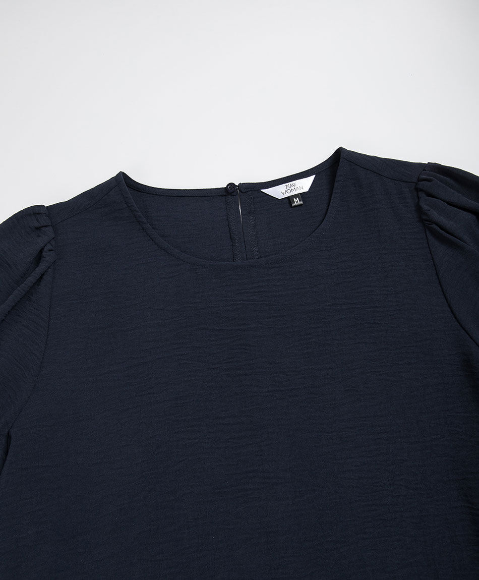 Blusa mujer manga globo
