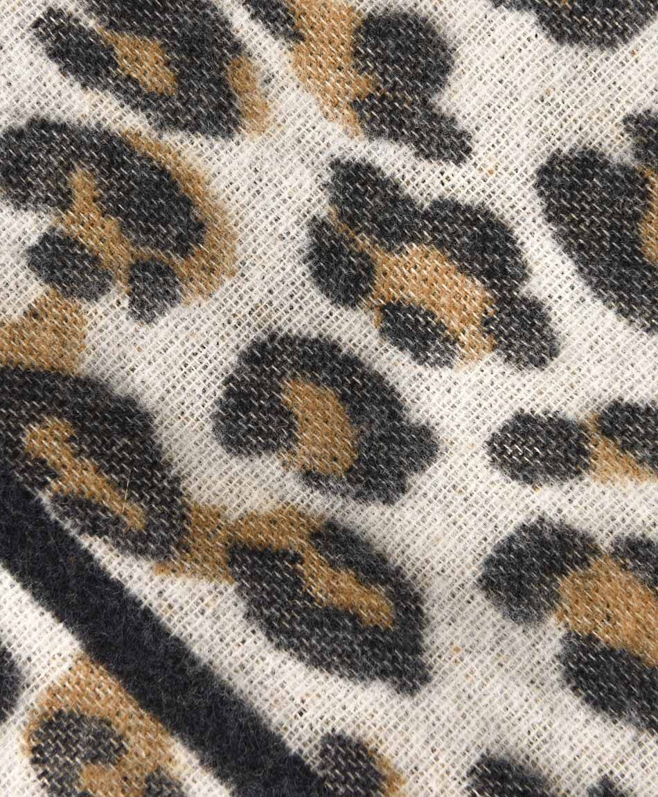 Set mujer gorro + ruana animal print