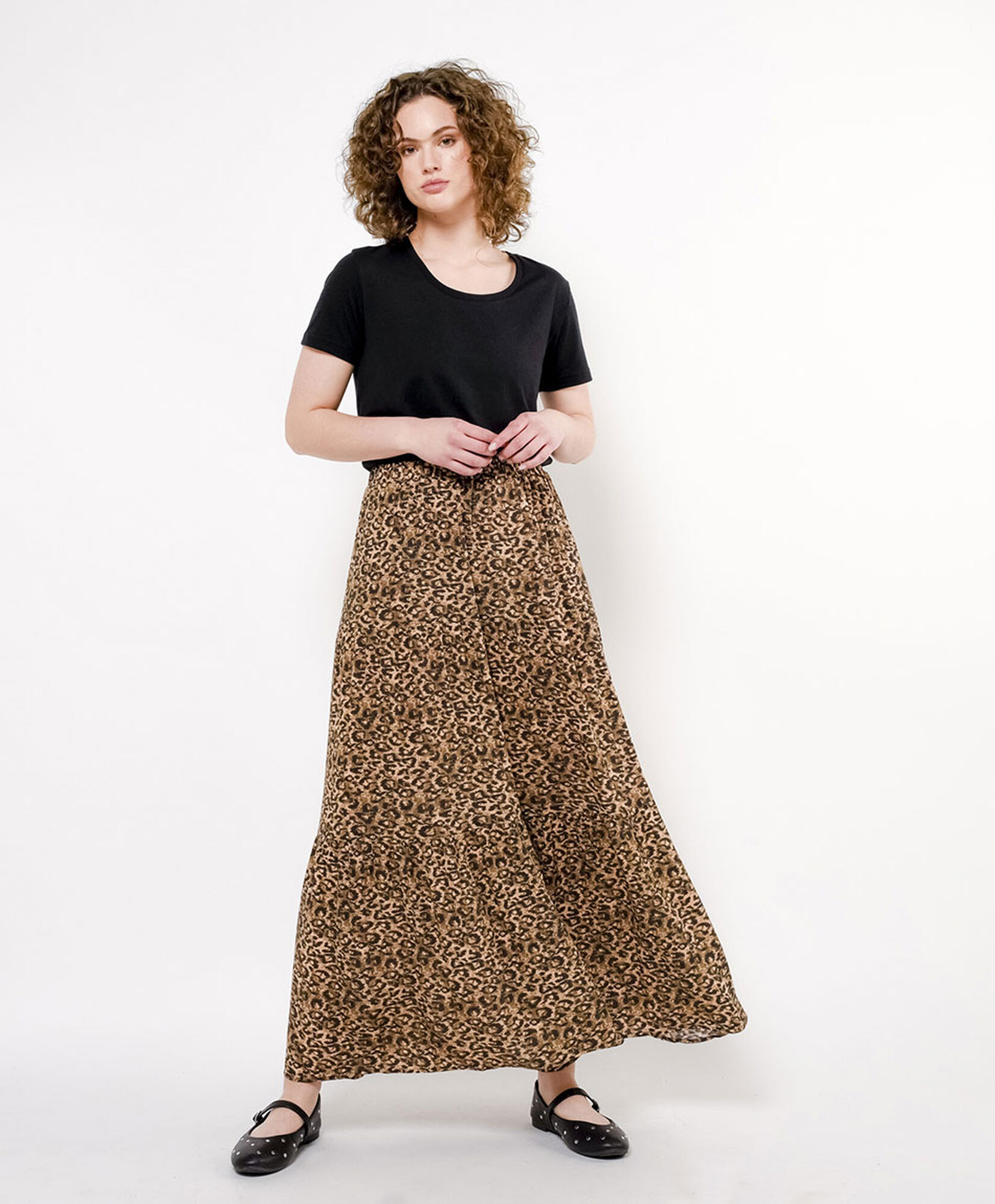 Falda mujer animal print larga Falda mujer animal print larga