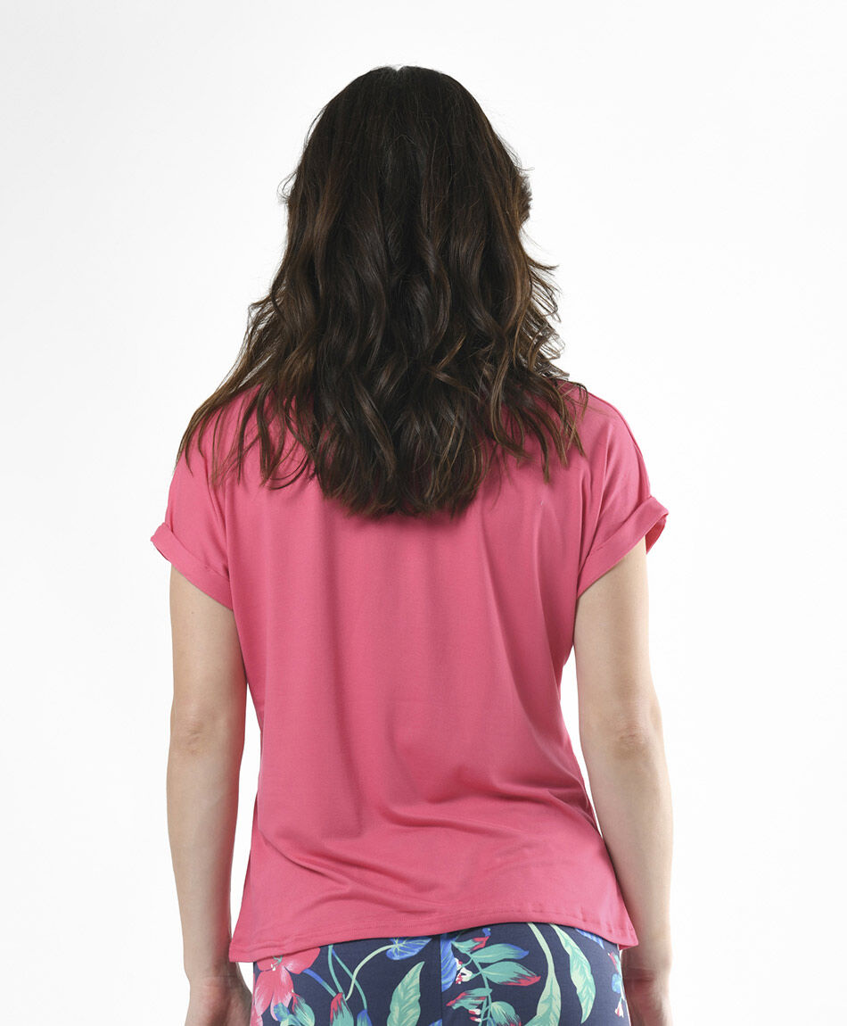 Pijama mujer floreado 2 piezas