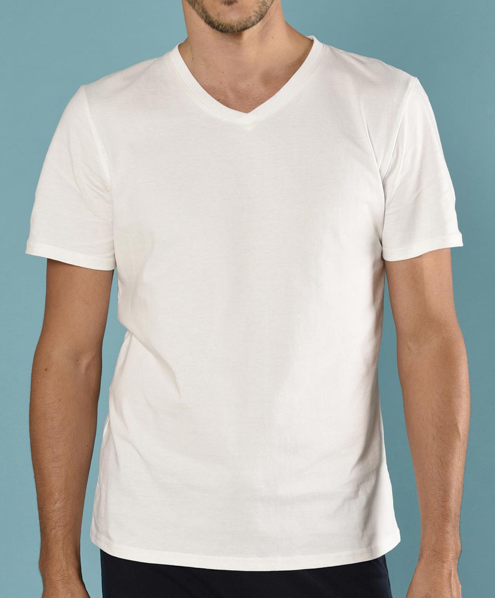 Camiseta sin estampado manga corta Camiseta sin estampado manga corta