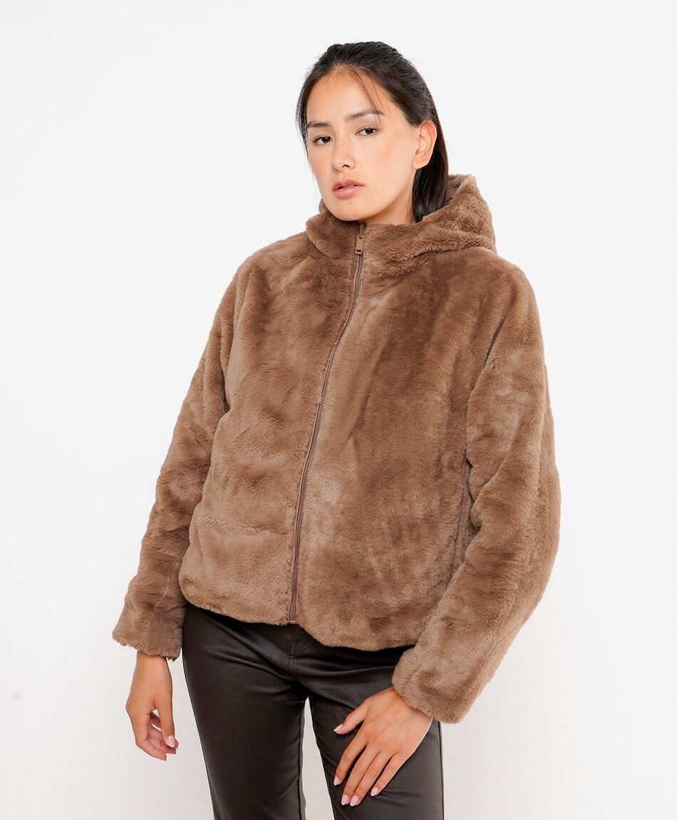 Parka mujer reversible interior abrigado