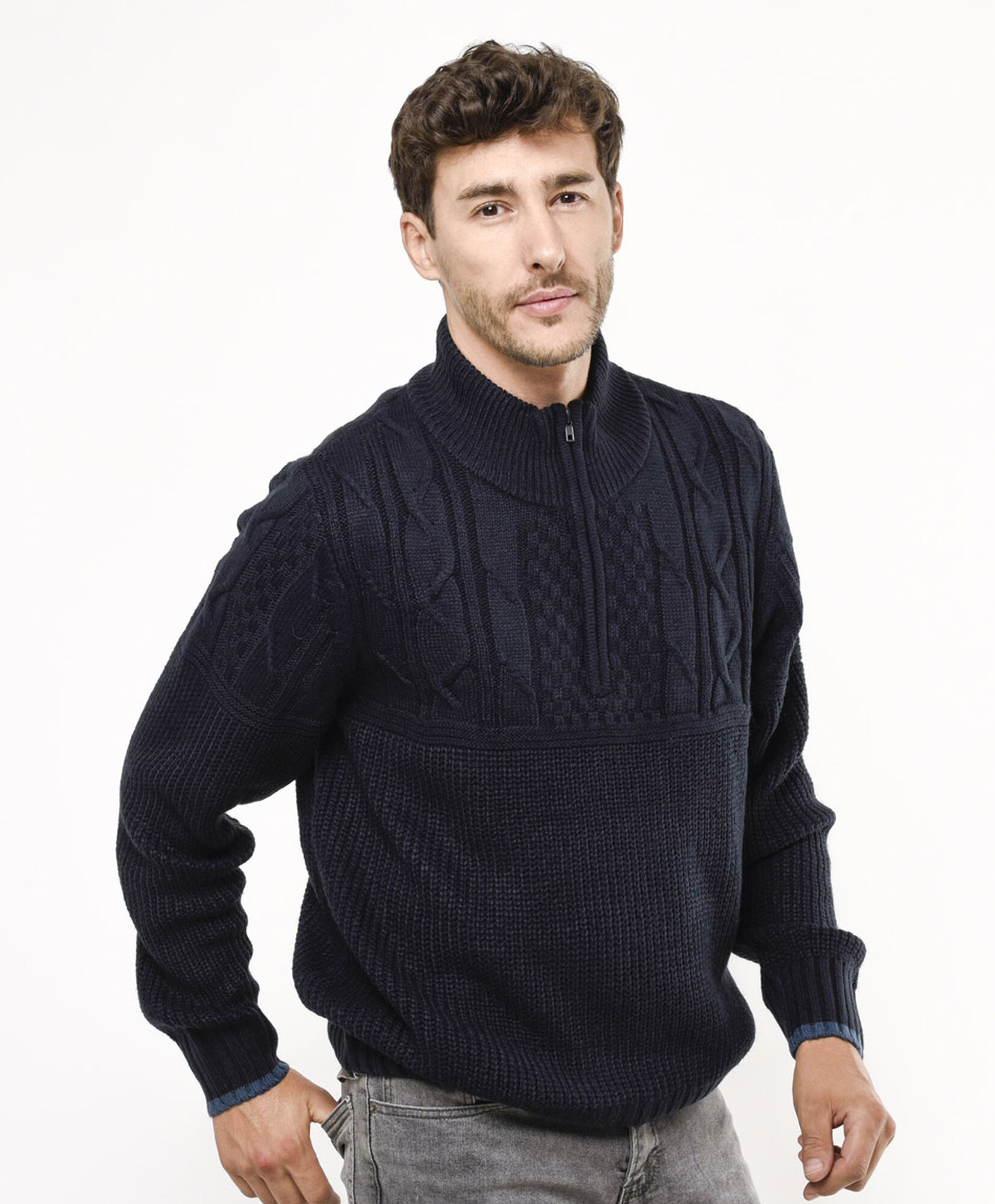 Sweater hombre textura Sweater hombre textura