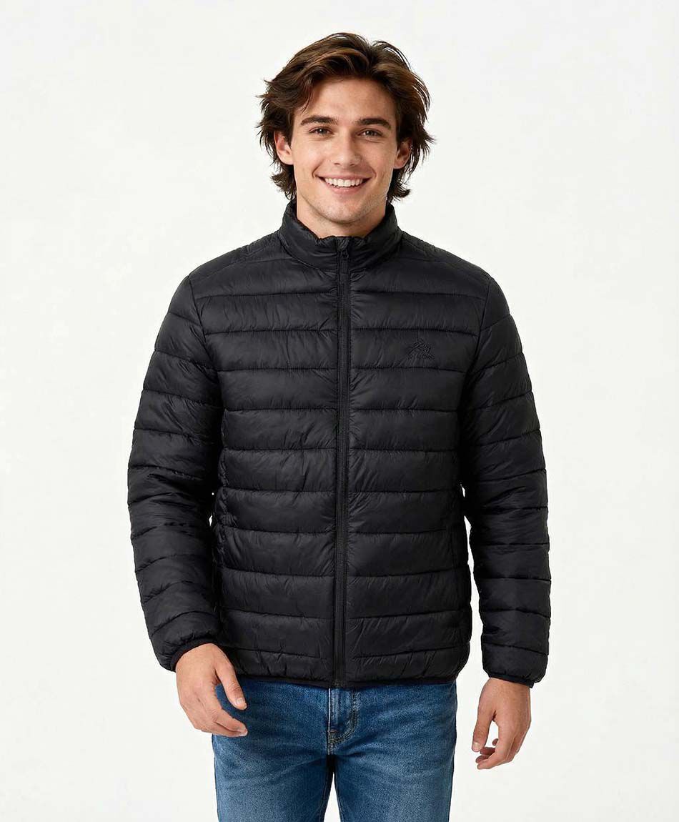 Parka hombre sin gorro acolchada