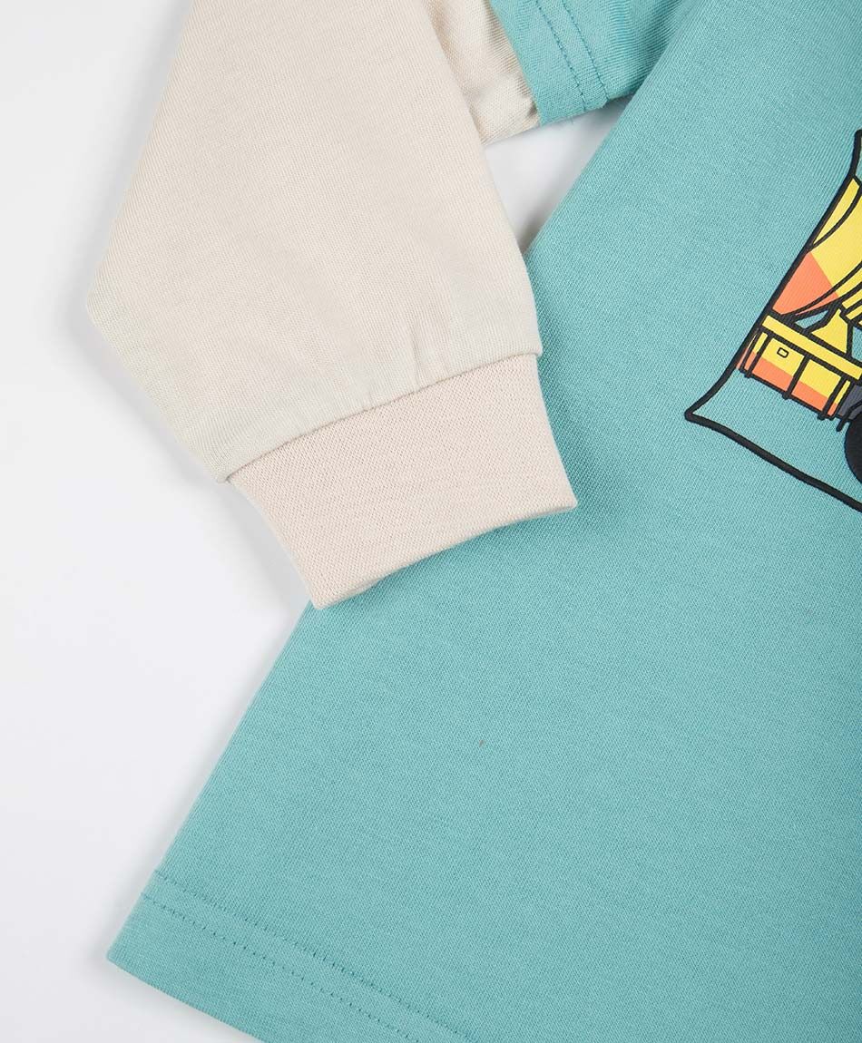 Polera beb&eacute; manga larga construcci&oacute;n