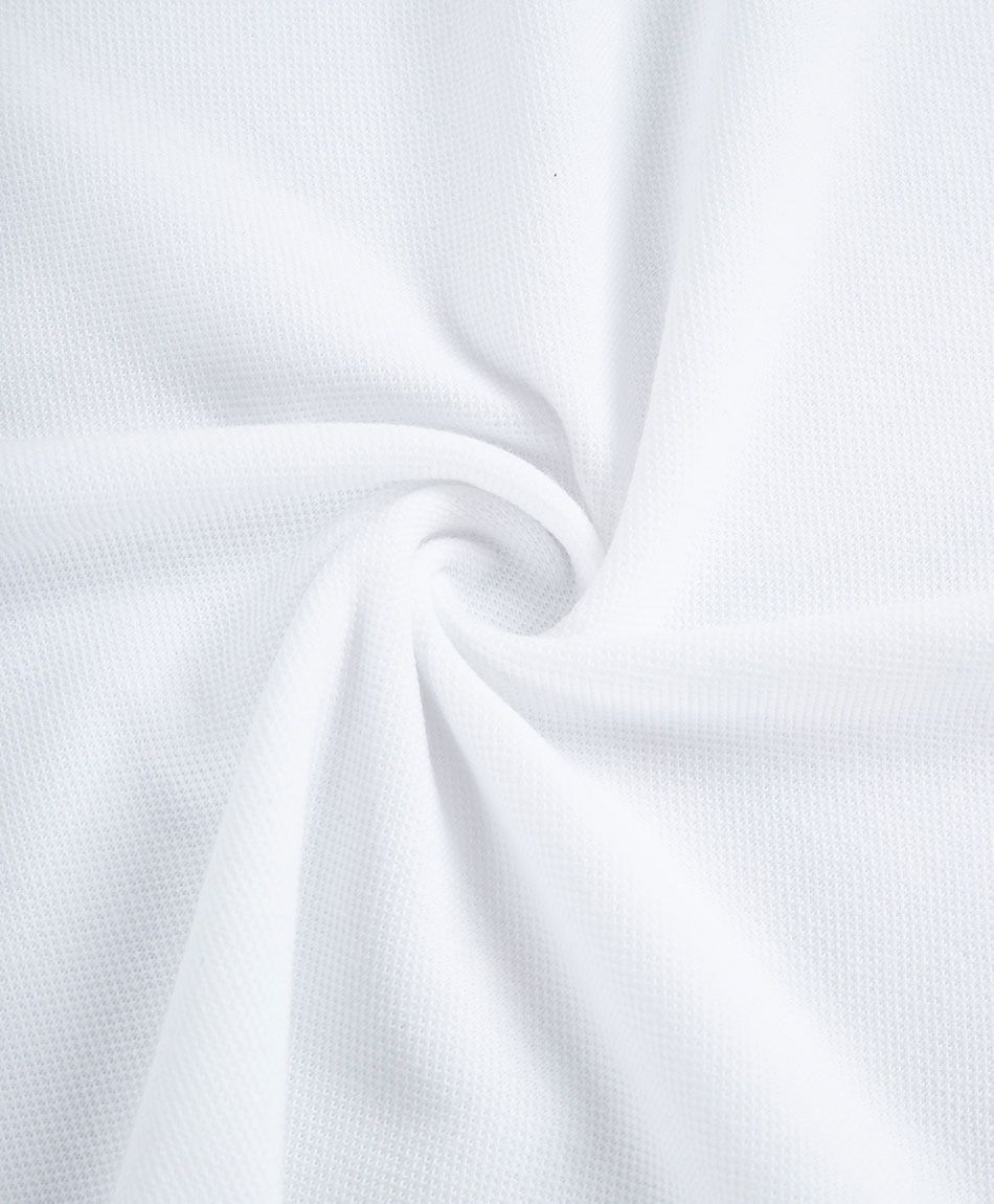 Polera hombre cuello polo blanca