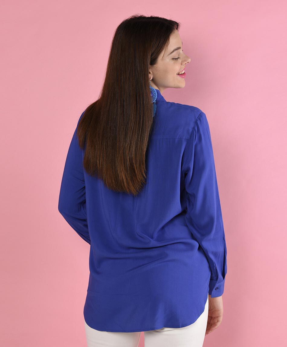 Blusa extralarga oversize manga larga