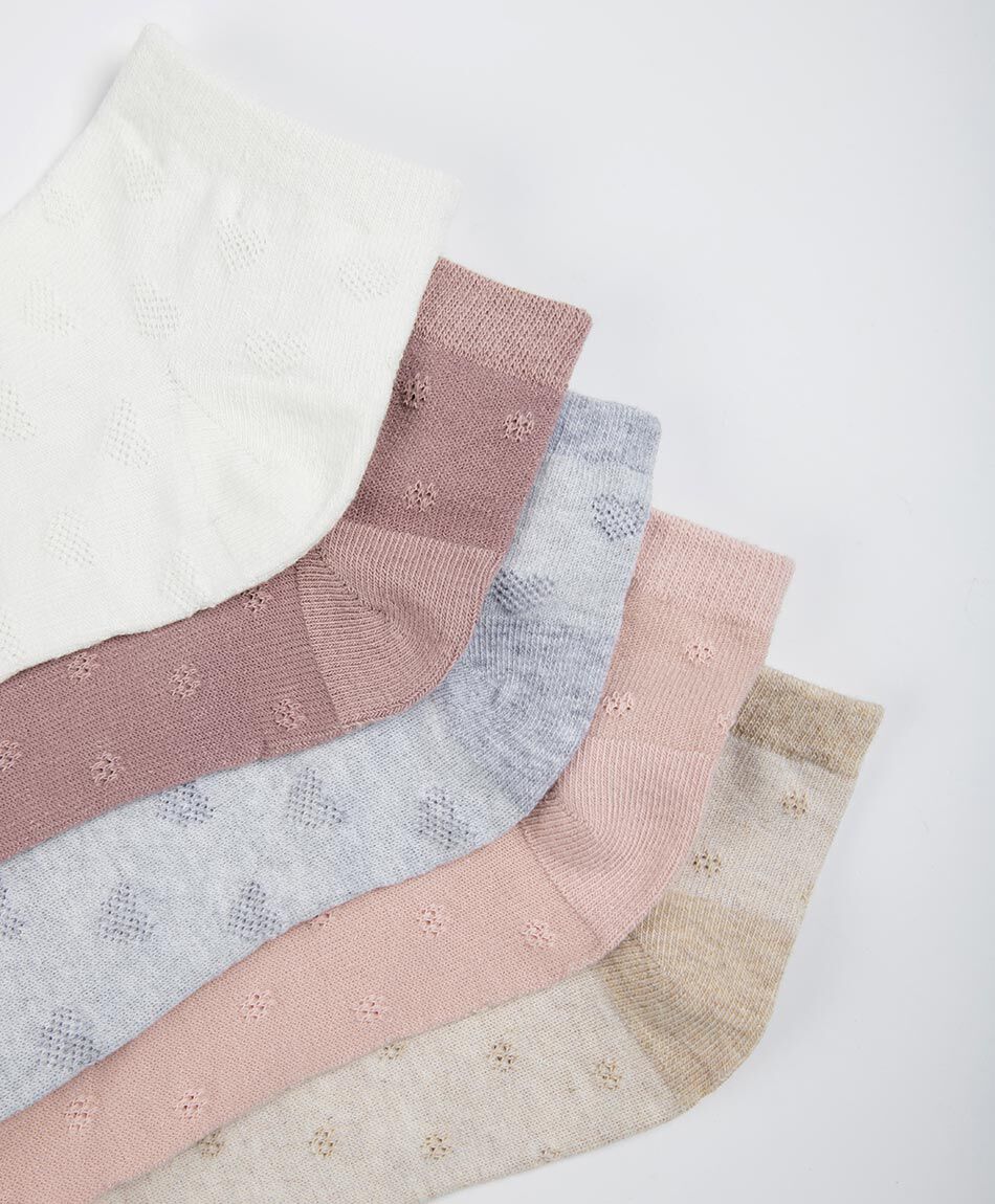 Pack 5 calcetines mujer cortos