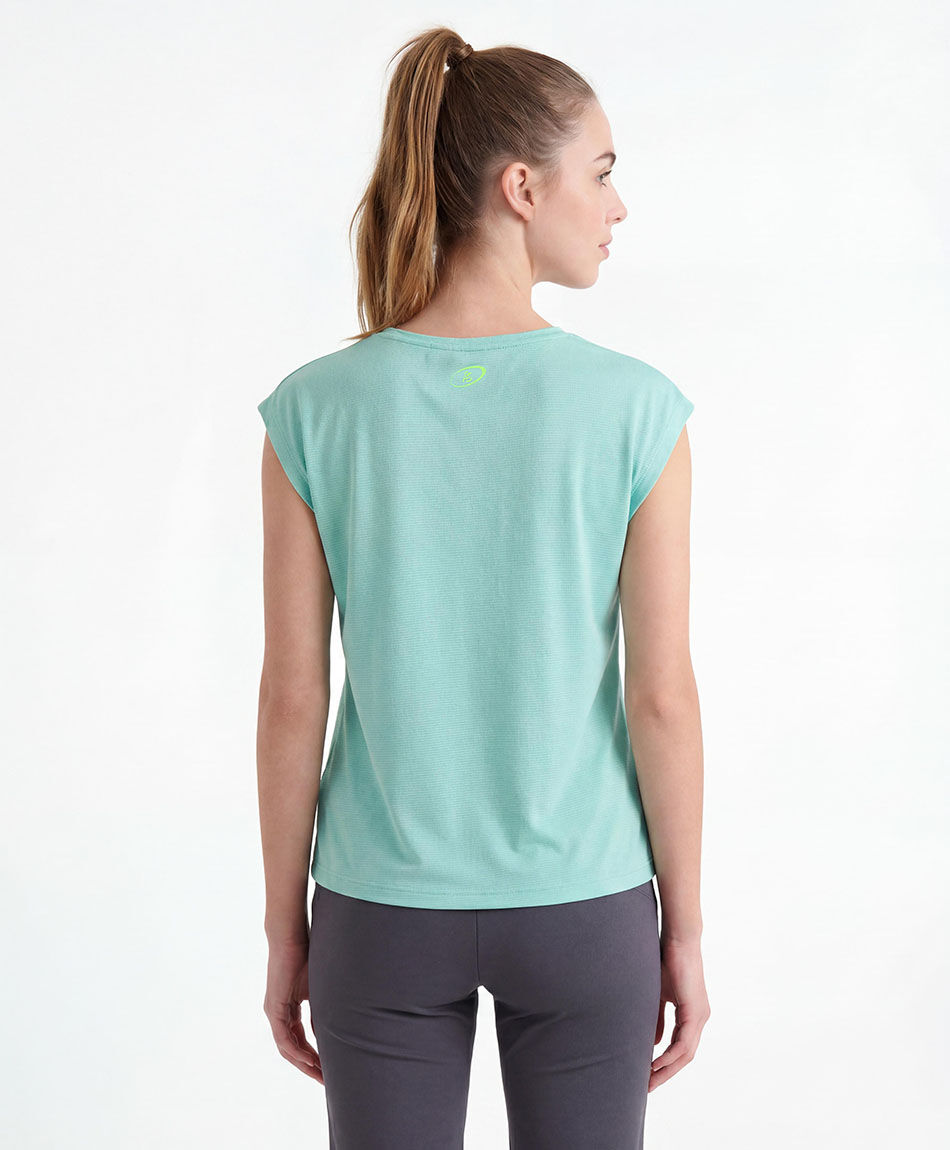 Polera deportiva mujer now sin mangas