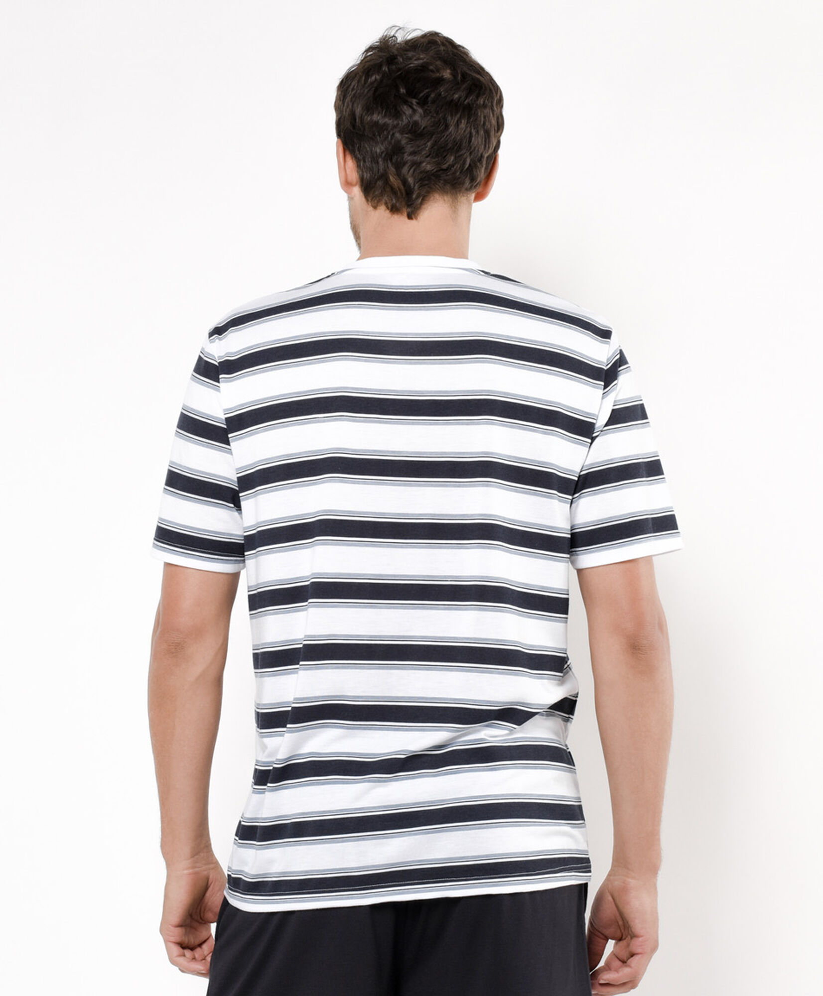Pijama hombre líneas bicolor Pijama hombre líneas bicolor