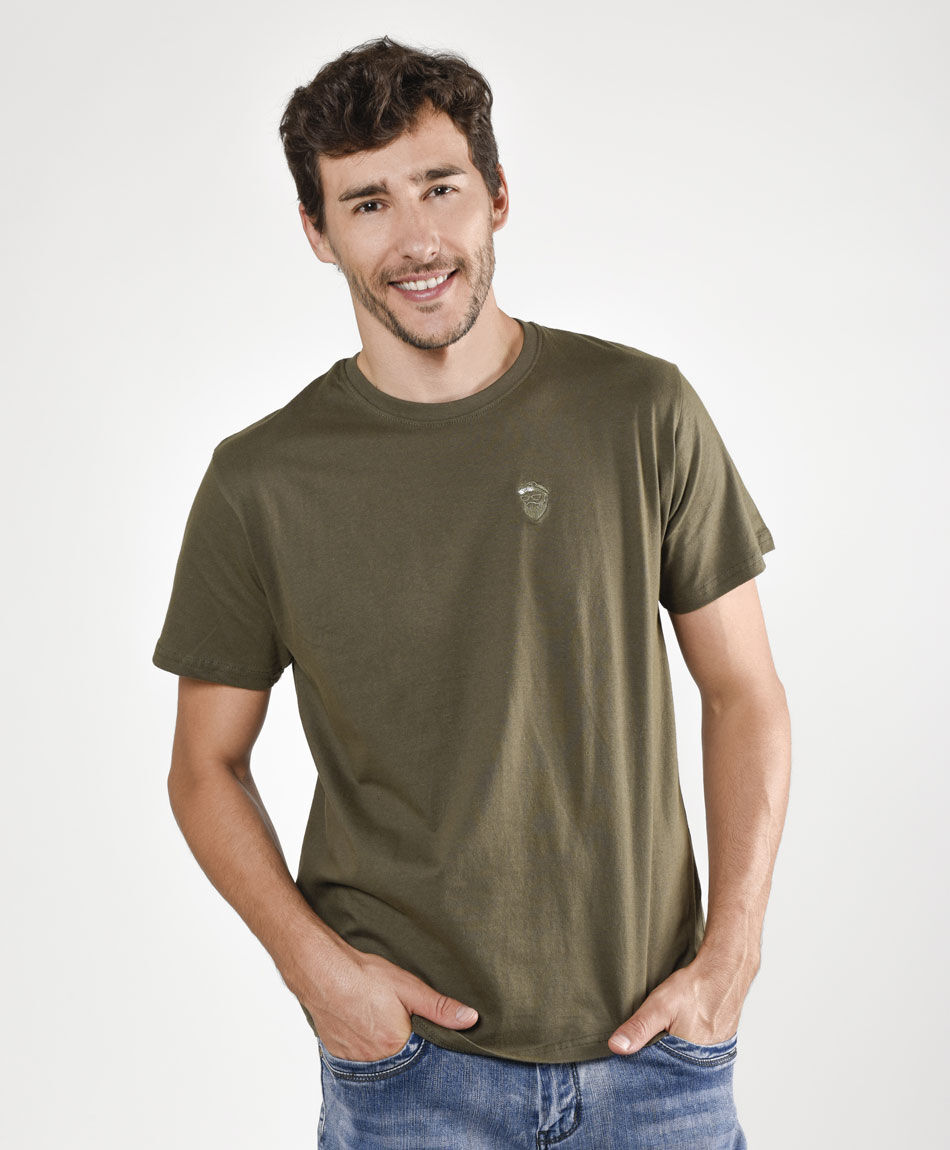 Polera hombre mini estampado