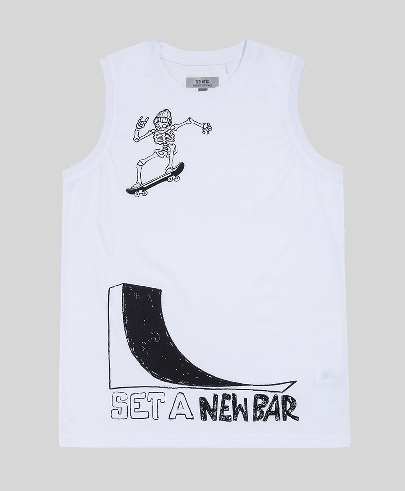 Polera niño skatepark sin mangas Polera niño skatepark sin mangas