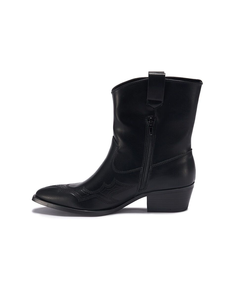 Bota mujer vaquera negra