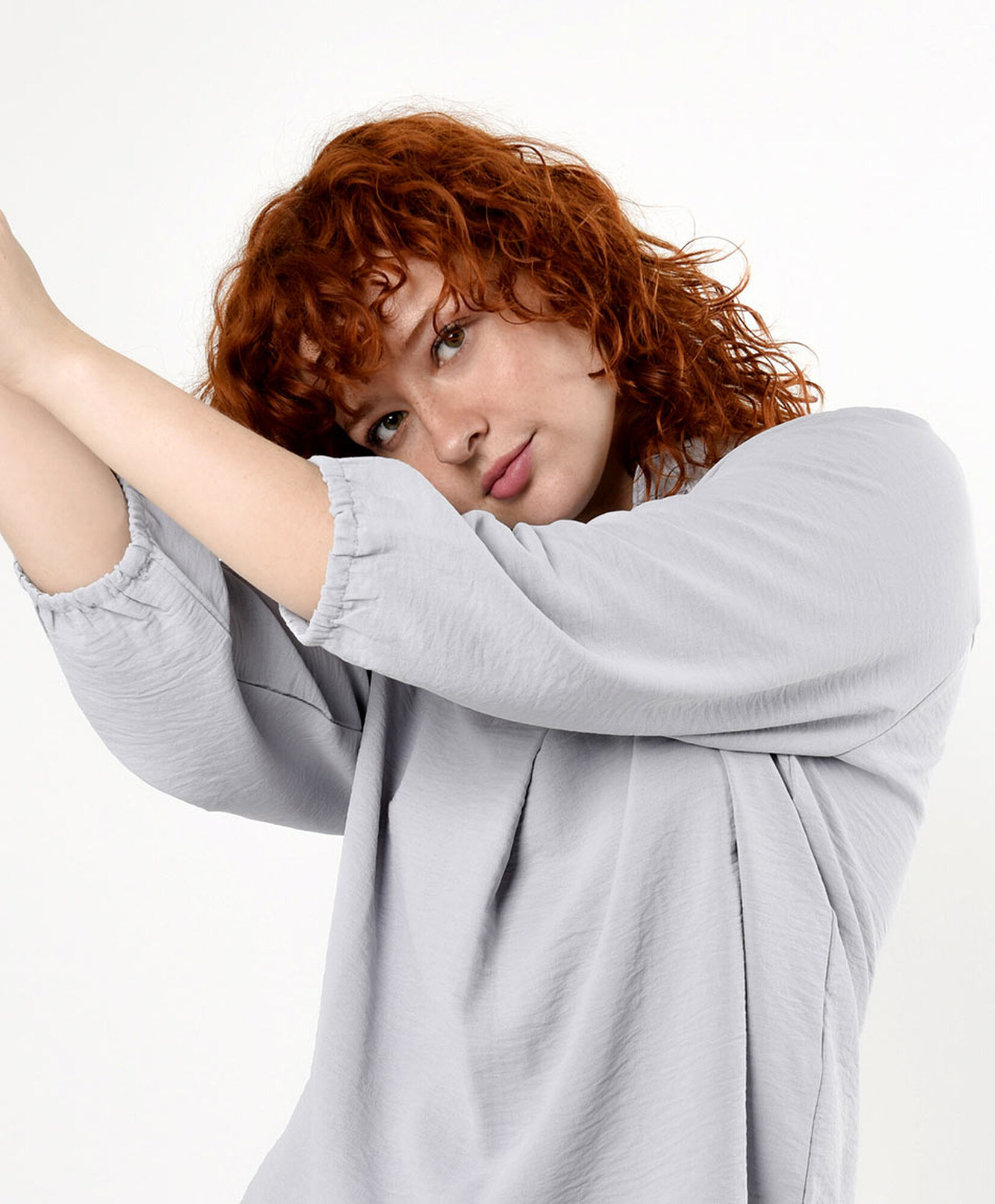 Blusa mujer lisa gris Blusa mujer lisa gris