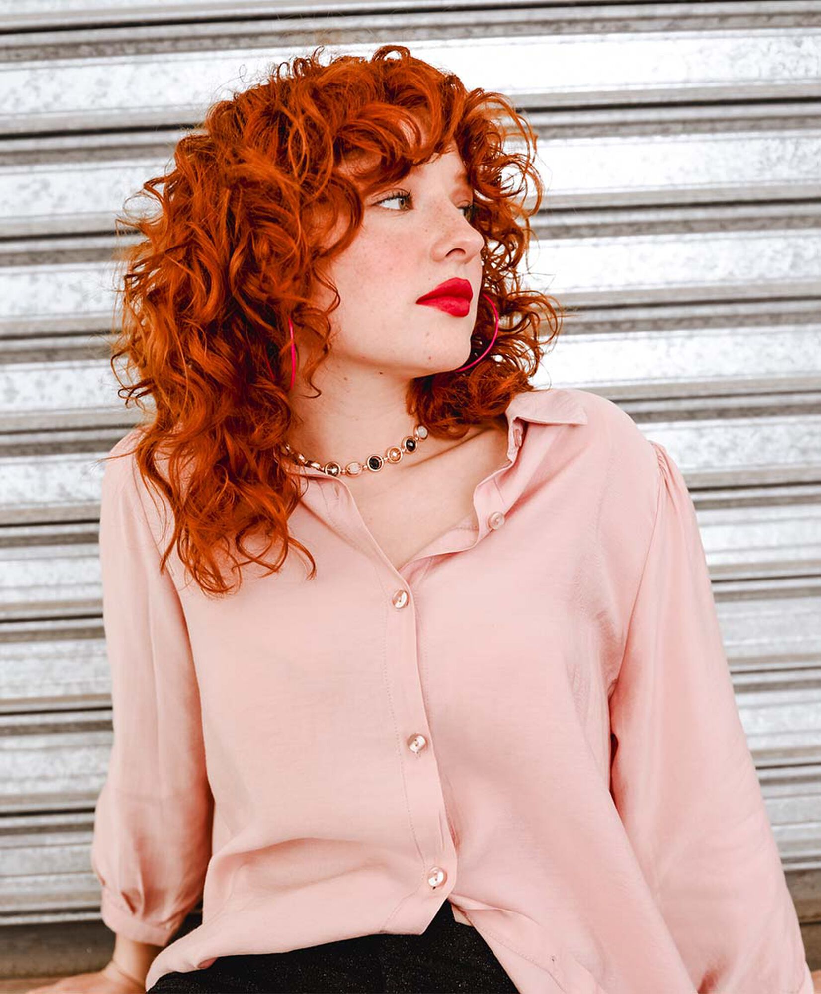 Blusa mujer rosada mangas 3/4 Blusa mujer rosada mangas 3/4