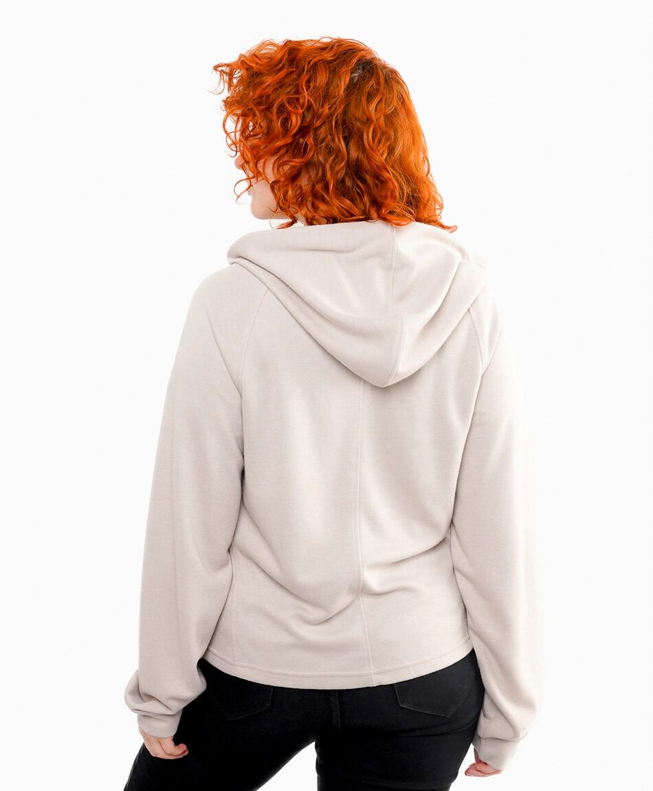 Poler&oacute;n mujer liso grey