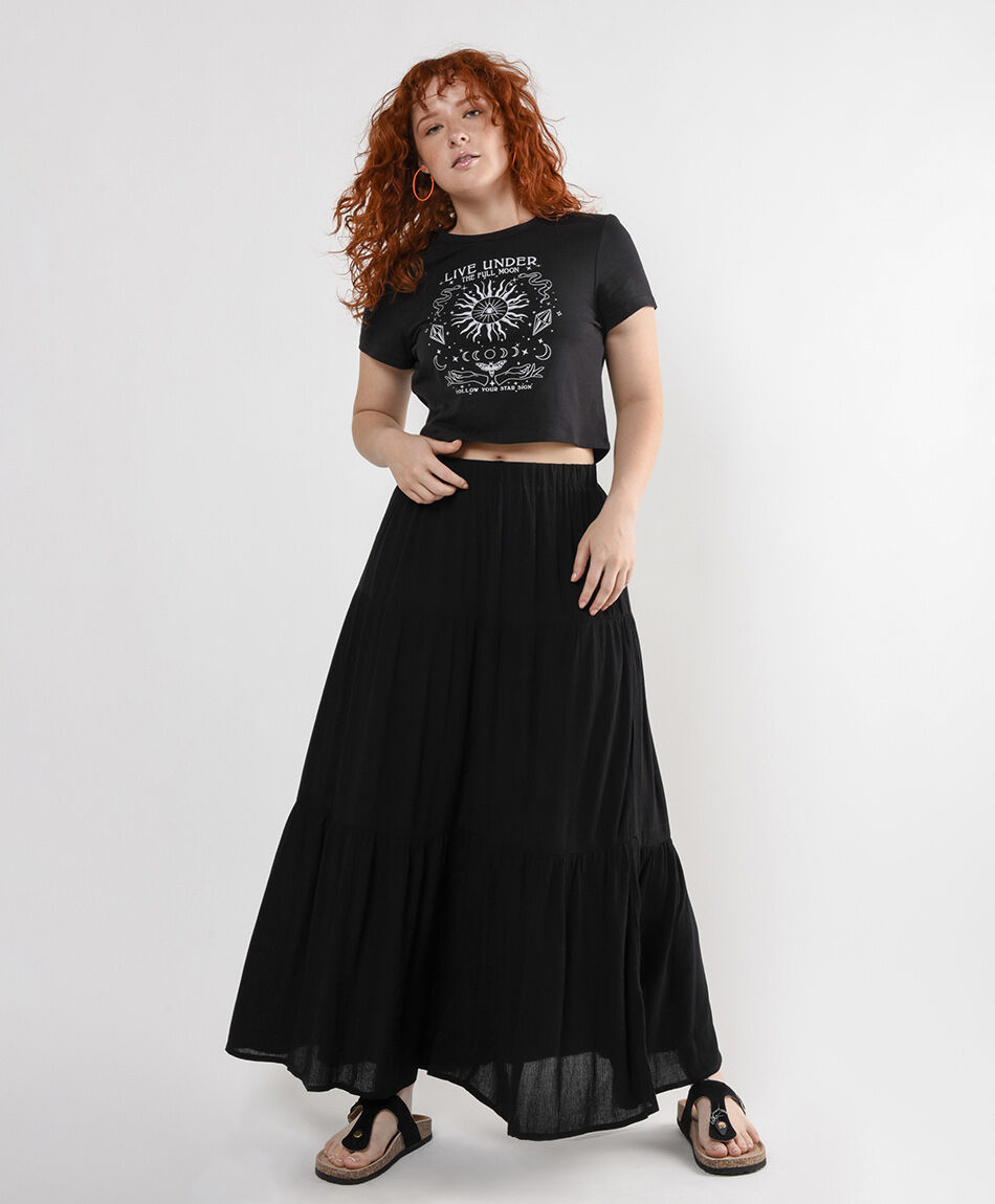 Falda mujer larga pisos