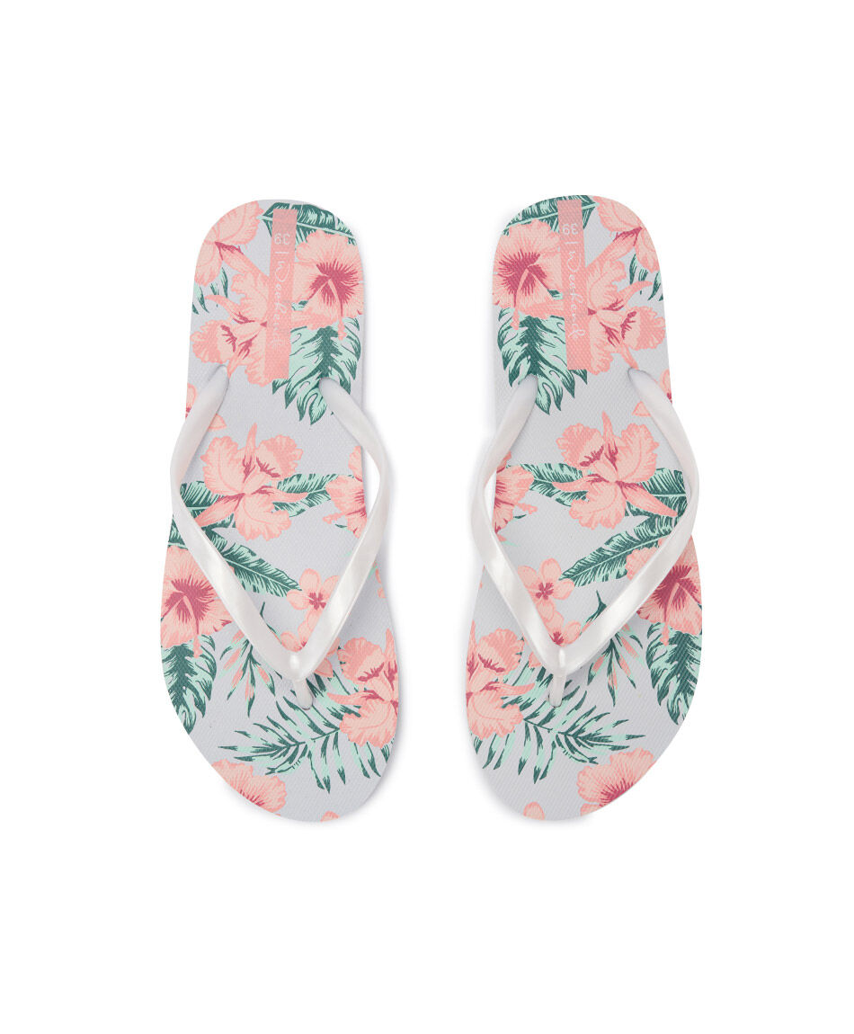 Hawaiana mujer print flores