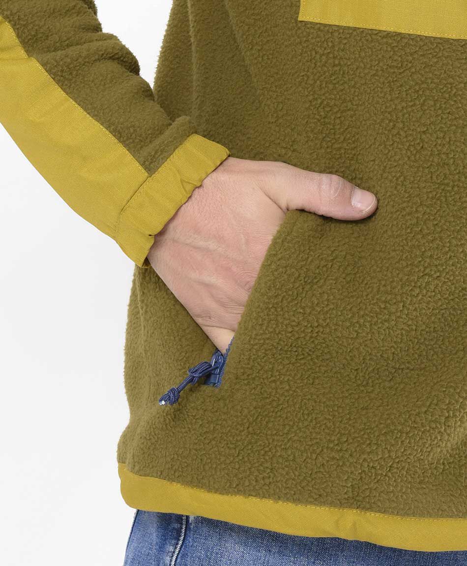 Chaqueta hombre polar bicolor