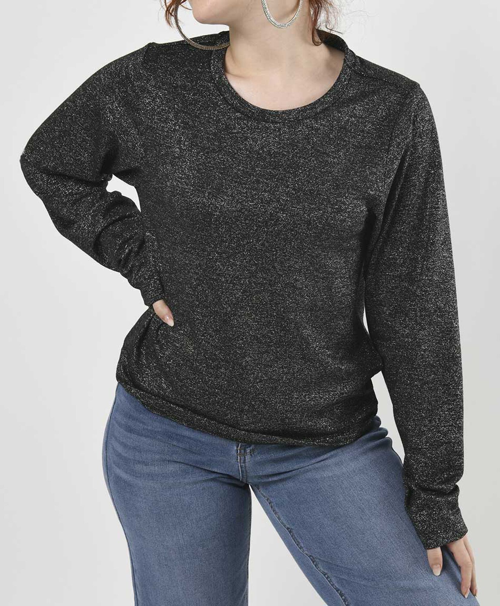 Polerón mujer lurex Polerón mujer lurex