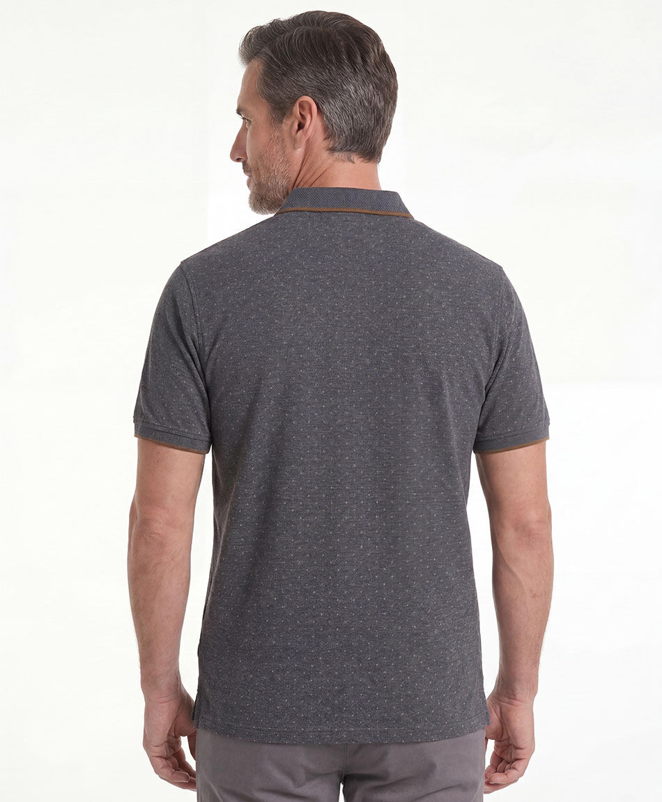 Polera hombre polo mini c&iacute;rculos
