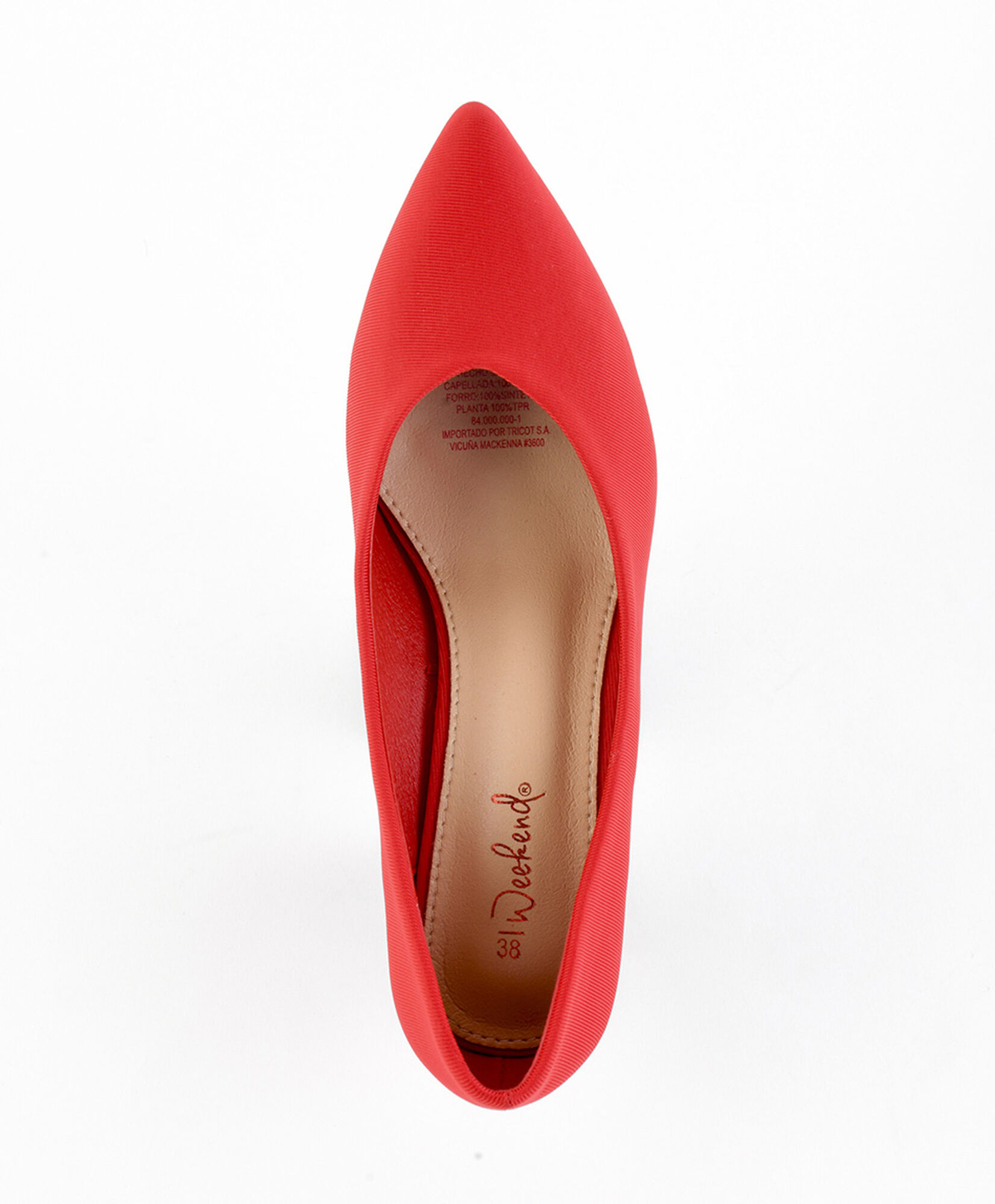 Zapato mujer taco alto rojo Zapato mujer taco alto rojo
