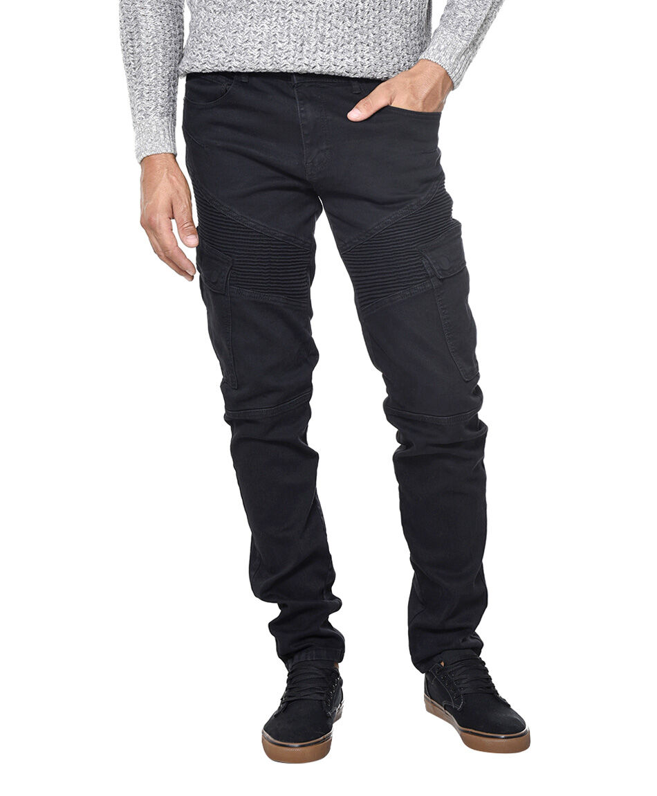Pantalon biker cargo