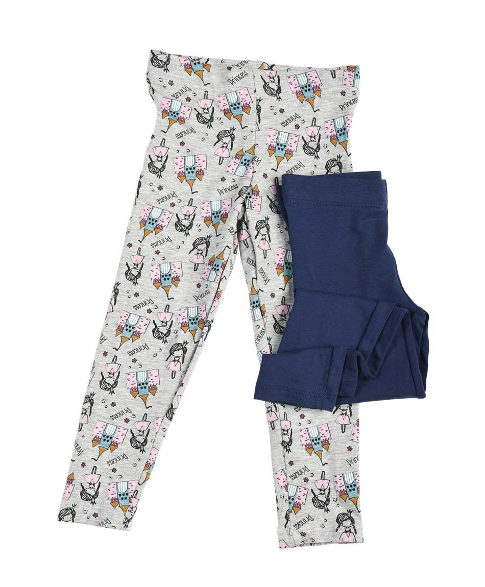 Pack 2 leggins beb&eacute; castillo